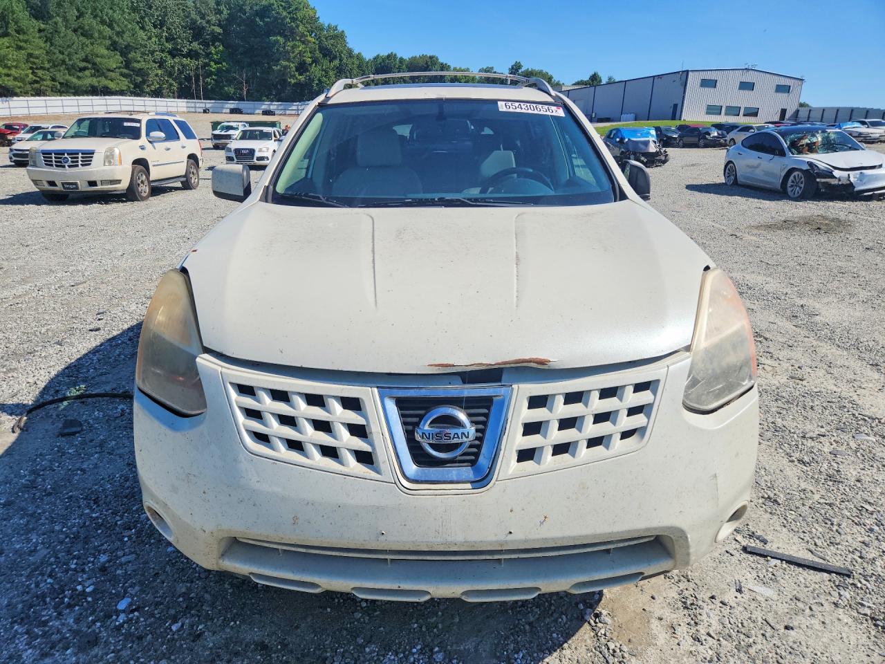2009 Nissan Rogue S White vin: JN8AS58T39W321930