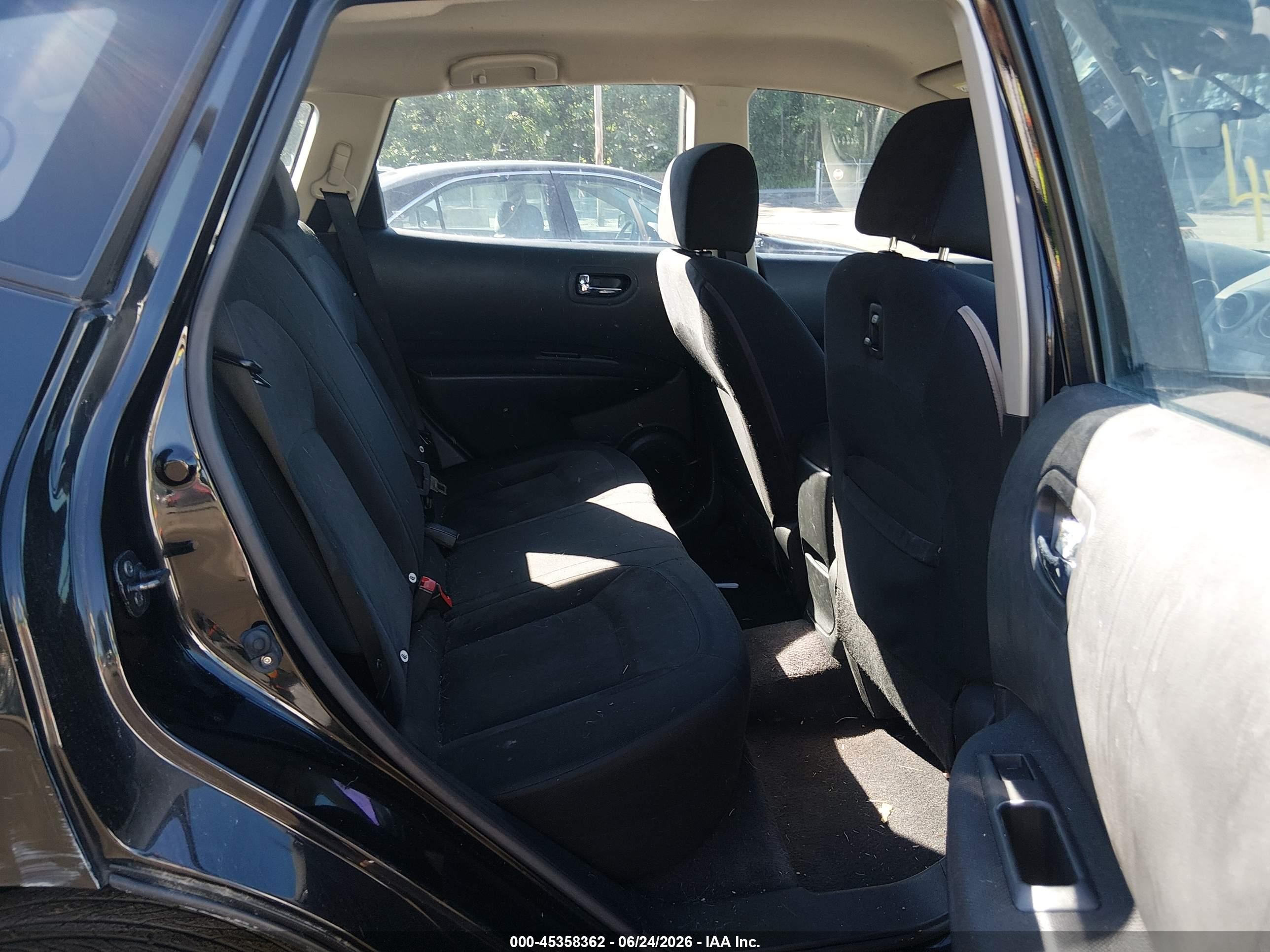 2009 Nissan Rogue S Black vin: JN8AS58T39W325282