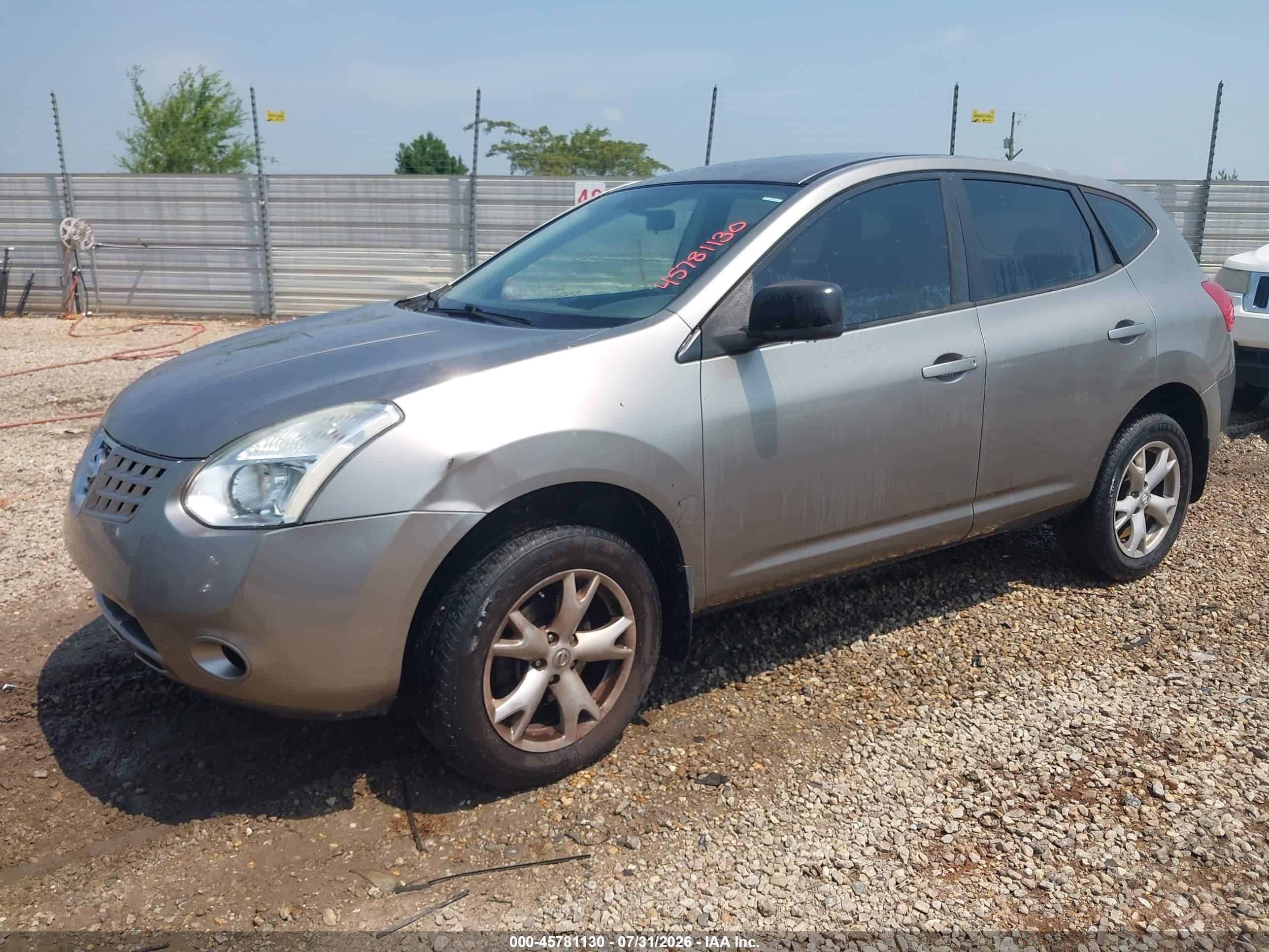 2009 Nissan Rogue S Gray vin: JN8AS58T39W325511
