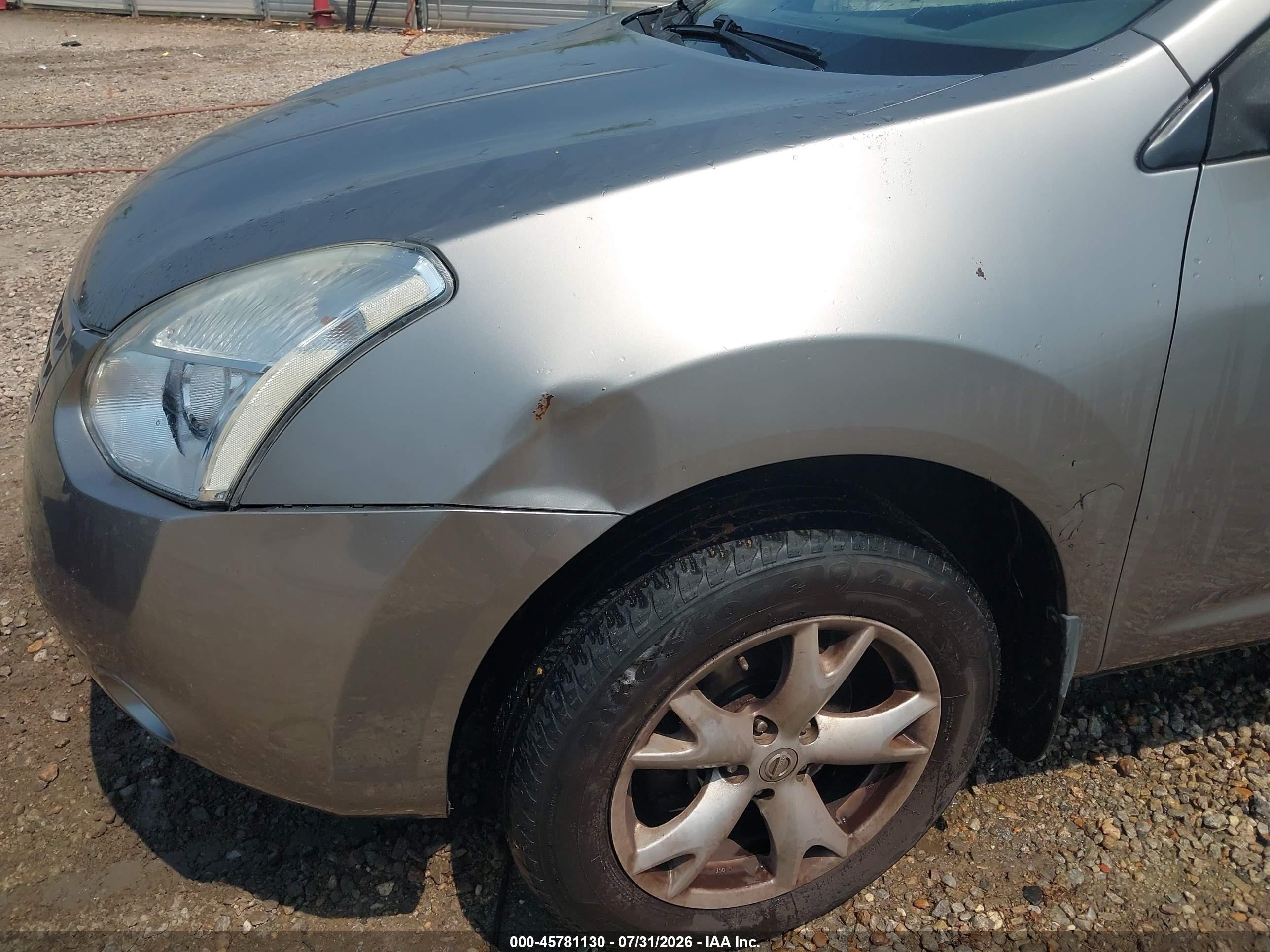 2009 Nissan Rogue S Gray vin: JN8AS58T39W325511