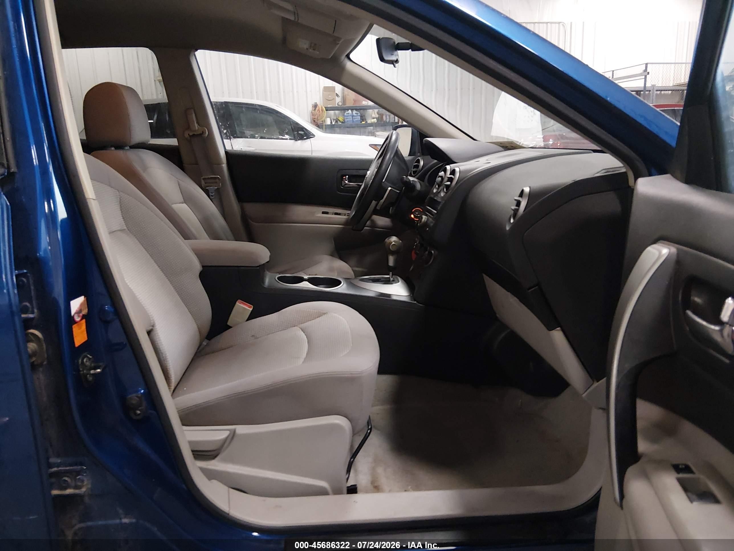 2008 Nissan Rogue Sl Синий vin: JN8AS58T48W022994