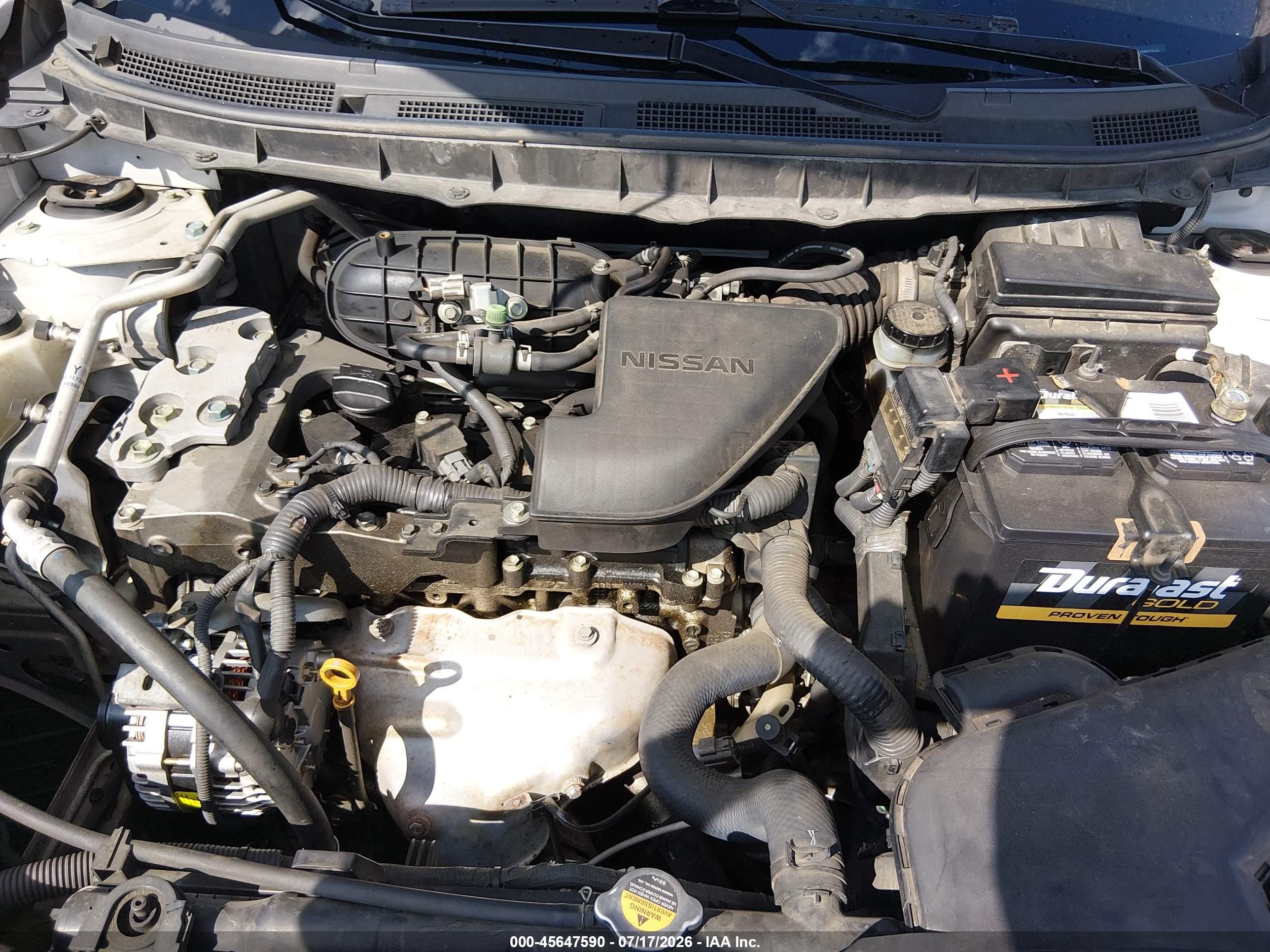 2008 Nissan Rogue Sl White vin: JN8AS58T48W023546