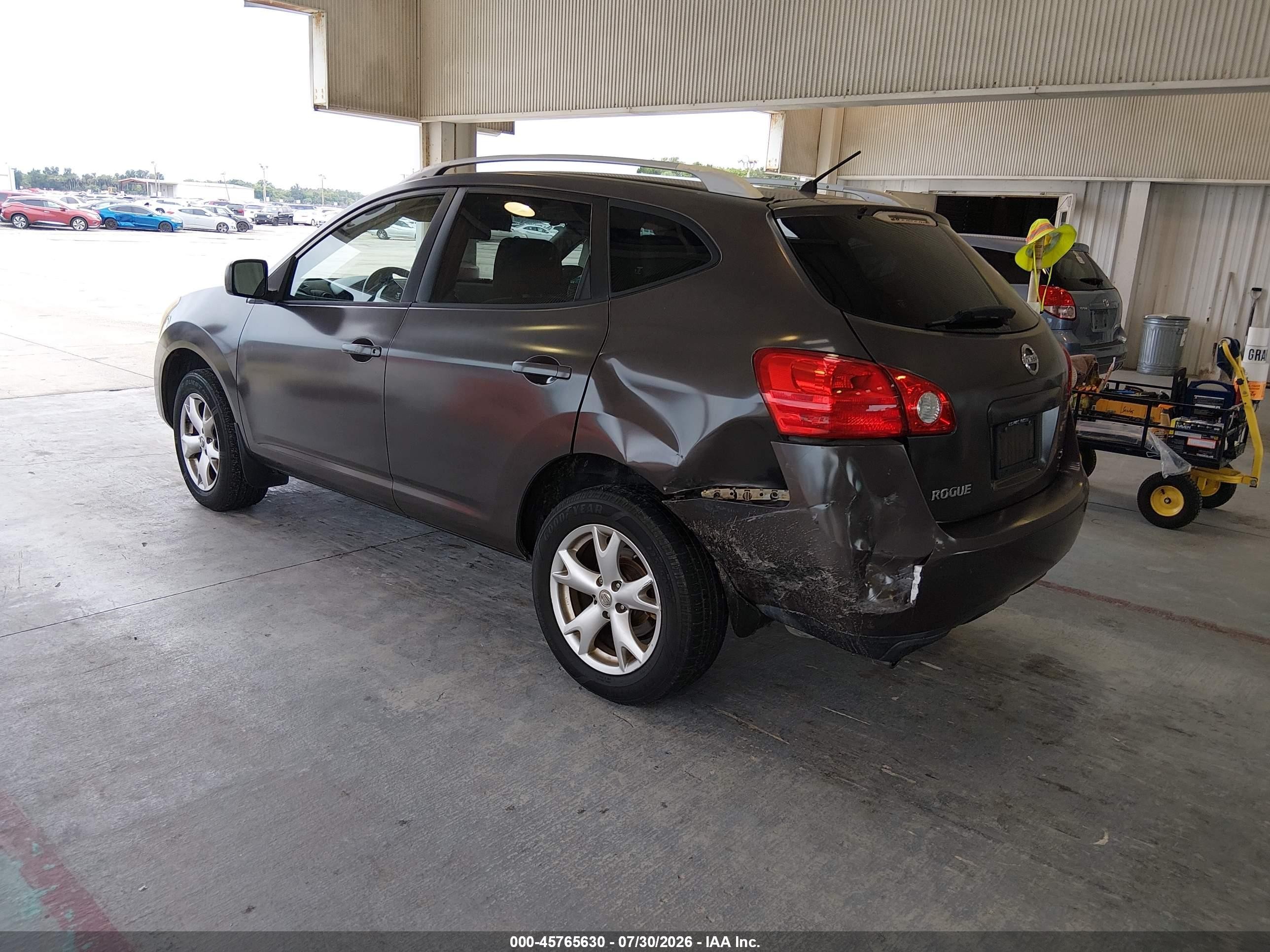 2008 Nissan Rogue Sl Brown vin: JN8AS58T48W025653