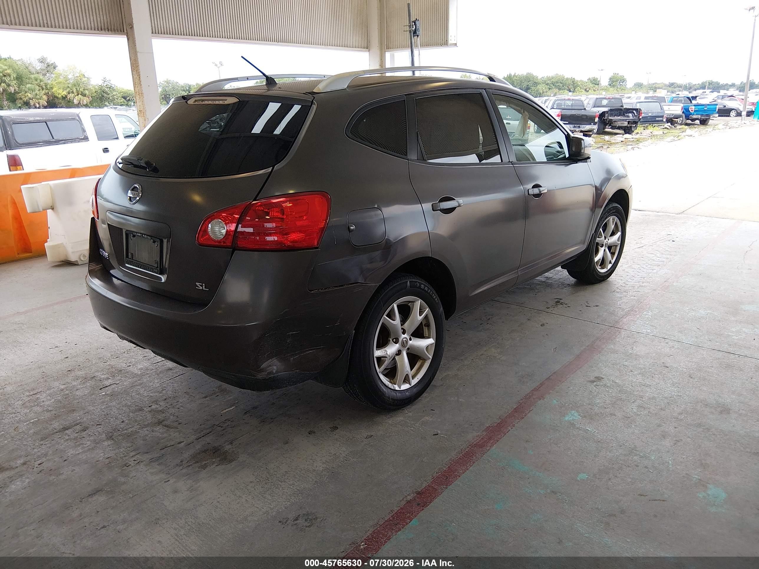 2008 Nissan Rogue Sl Brown vin: JN8AS58T48W025653
