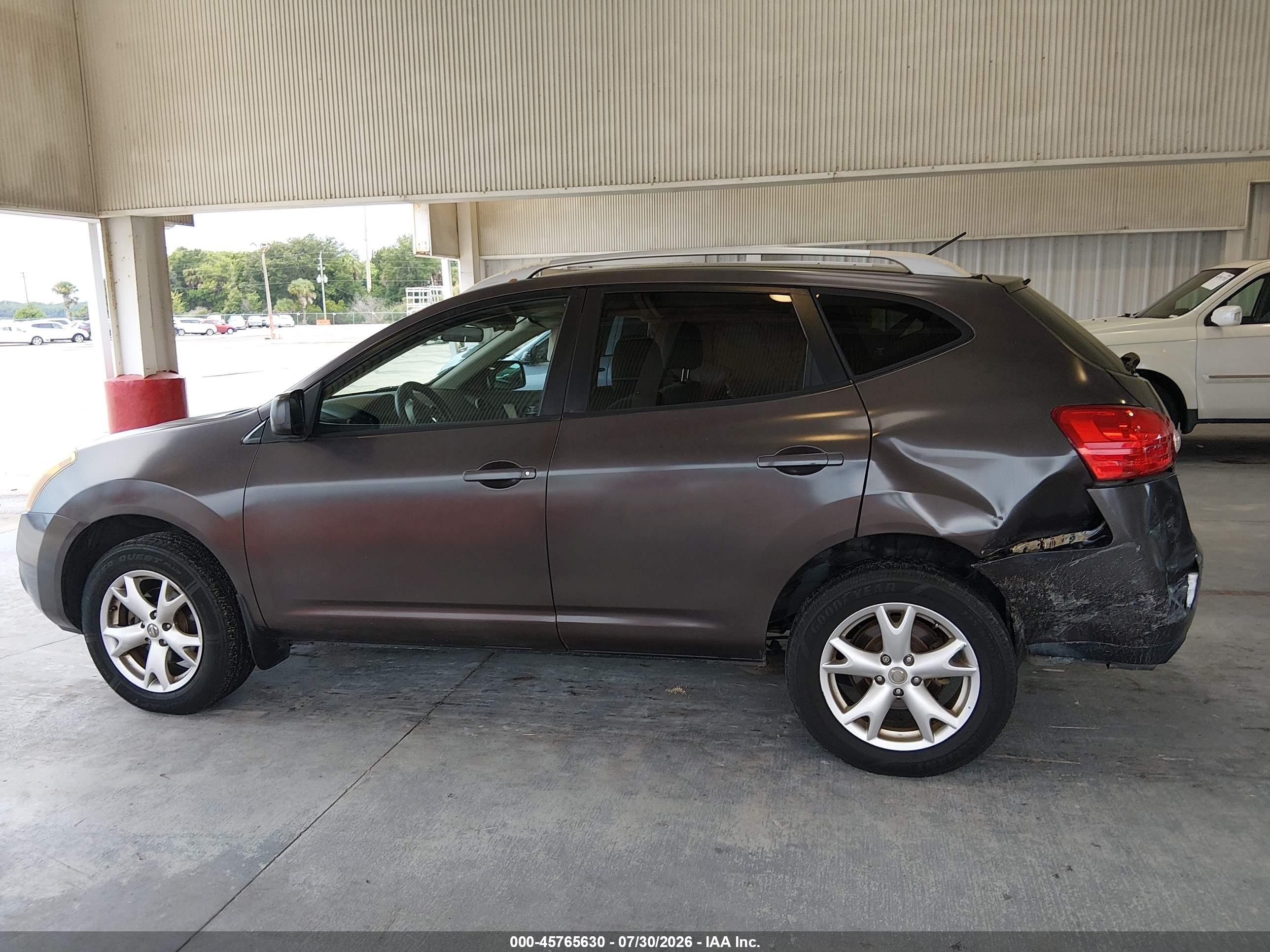 2008 Nissan Rogue Sl Brown vin: JN8AS58T48W025653