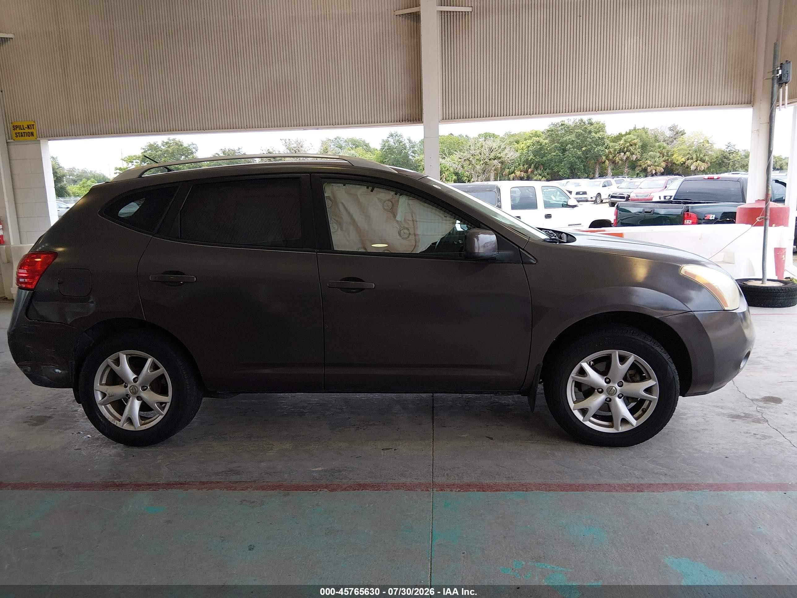 2008 Nissan Rogue Sl Brown vin: JN8AS58T48W025653