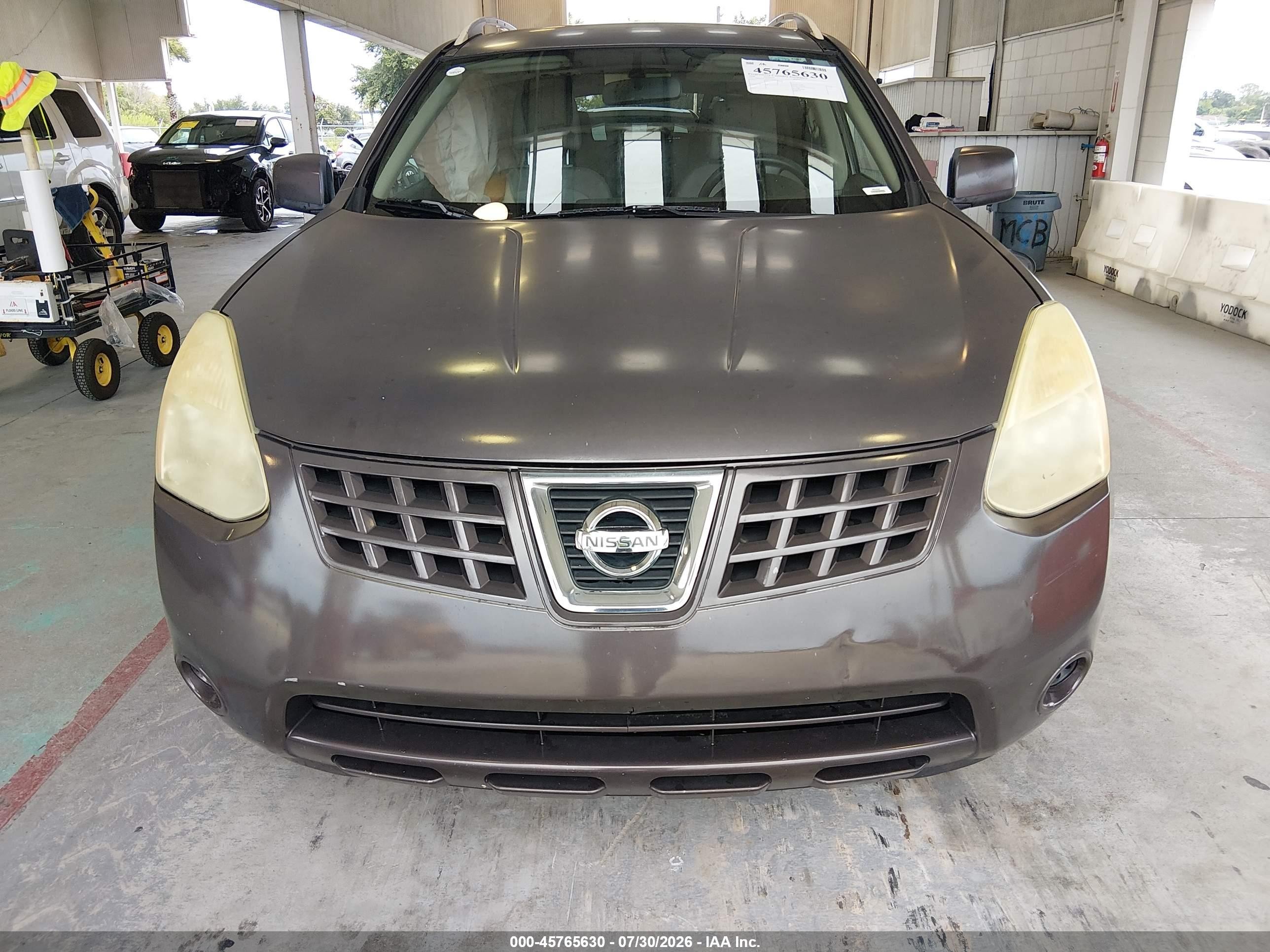 2008 Nissan Rogue Sl Brown vin: JN8AS58T48W025653