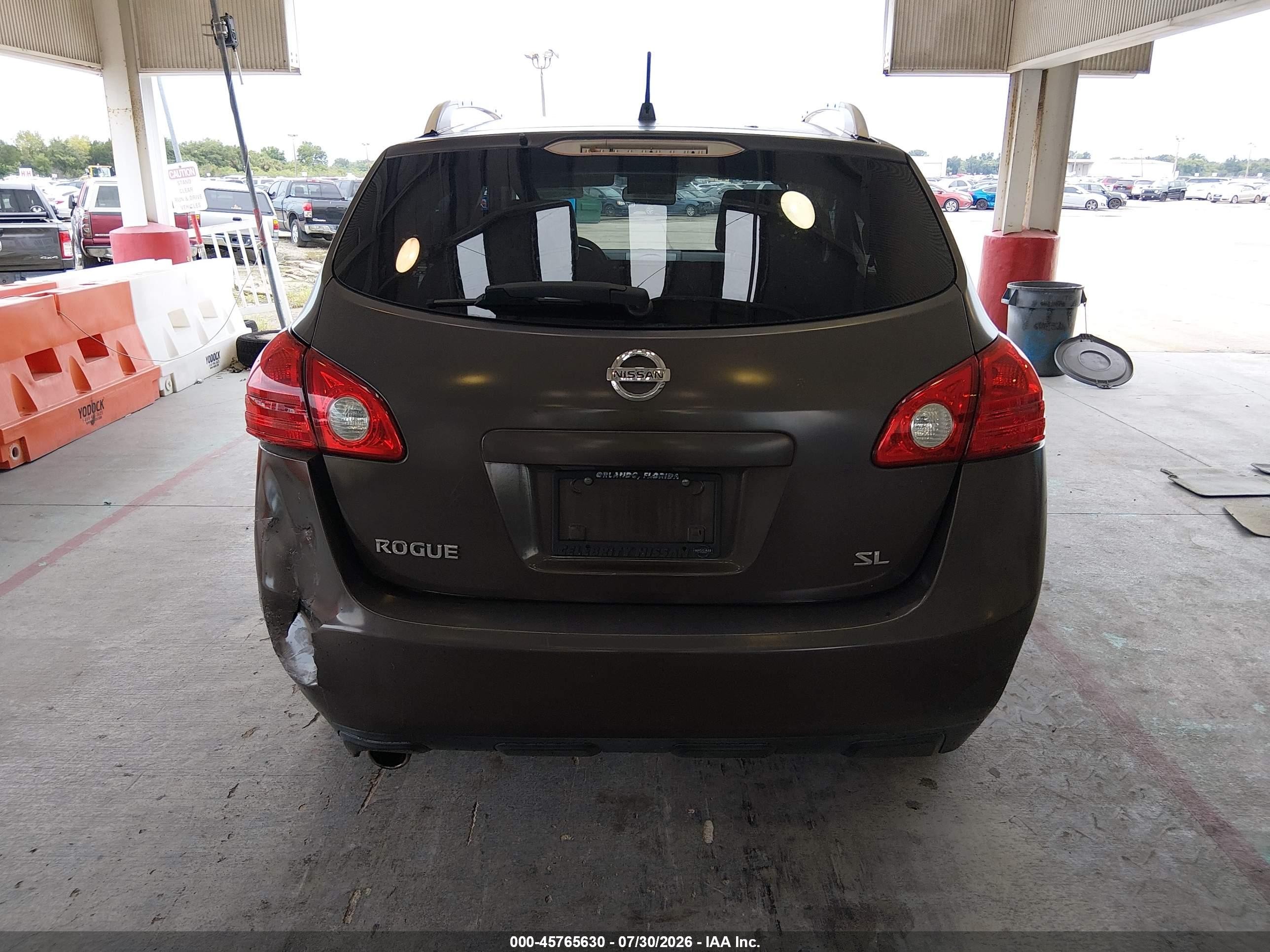 2008 Nissan Rogue Sl Brown vin: JN8AS58T48W025653