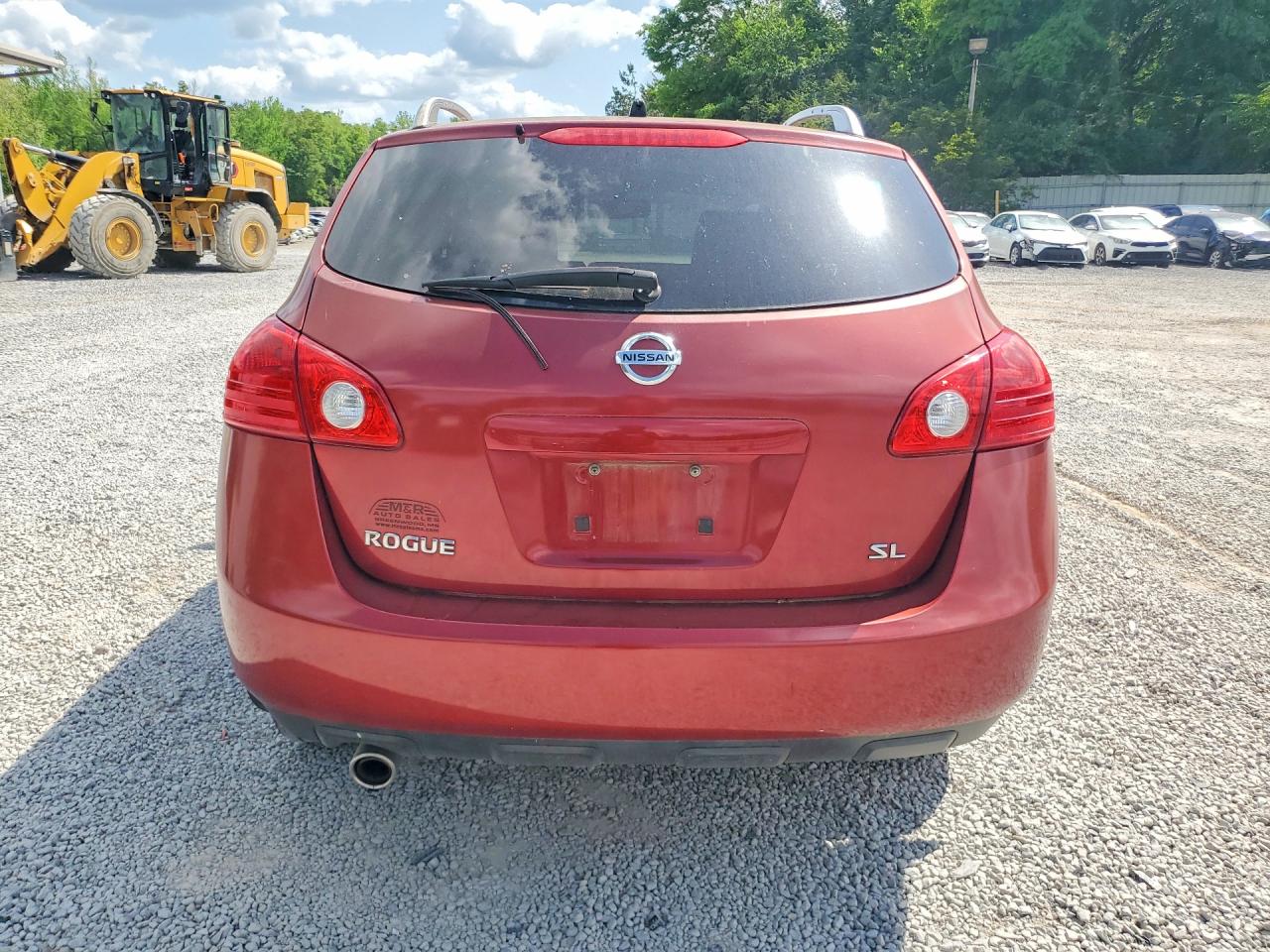 2009 Nissan Rogue S Red vin: JN8AS58T49W040199