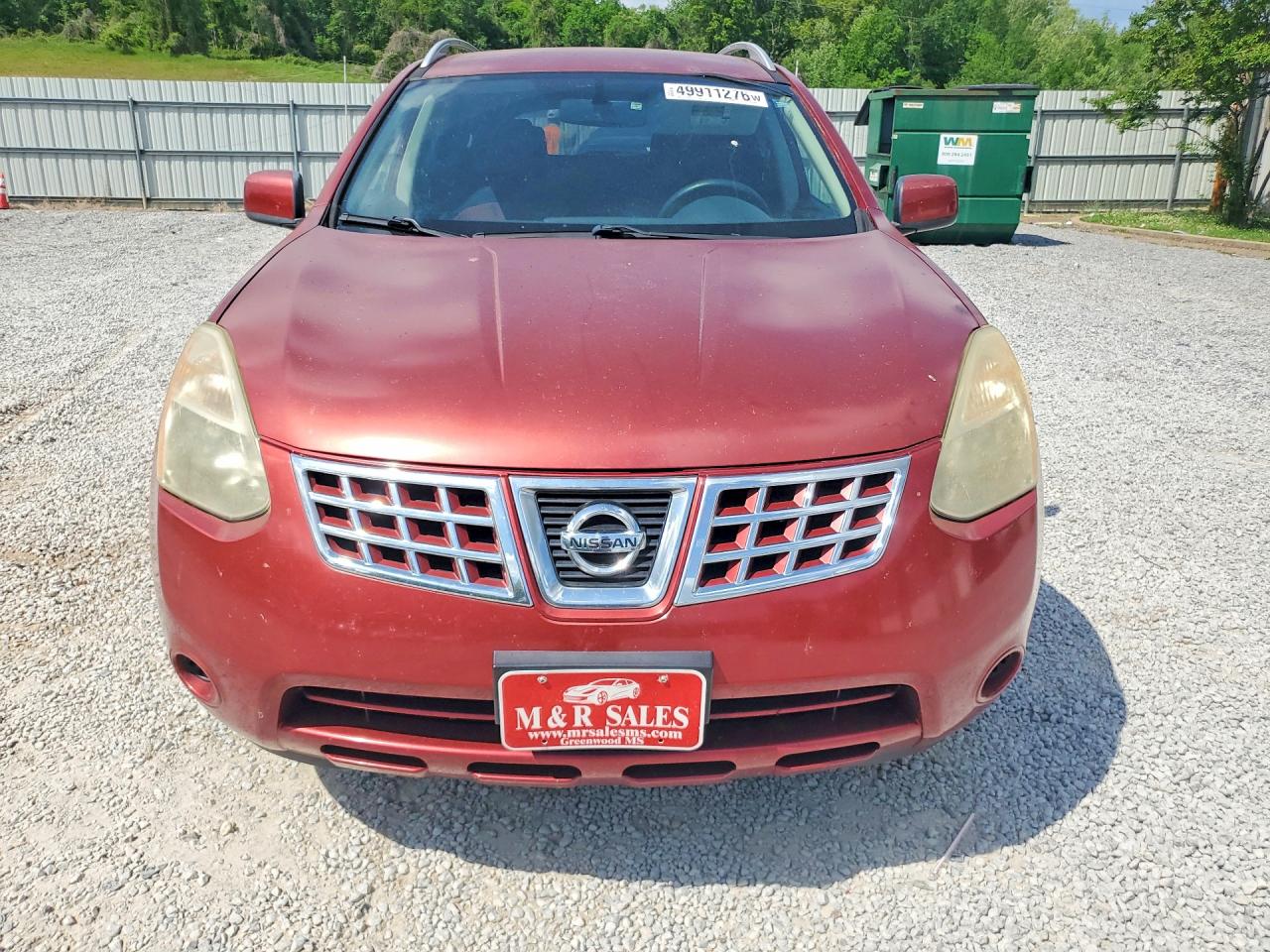 2009 Nissan Rogue S Red vin: JN8AS58T49W040199