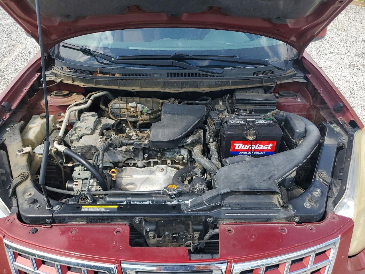 2009 Nissan Rogue S Red vin: JN8AS58T49W040199