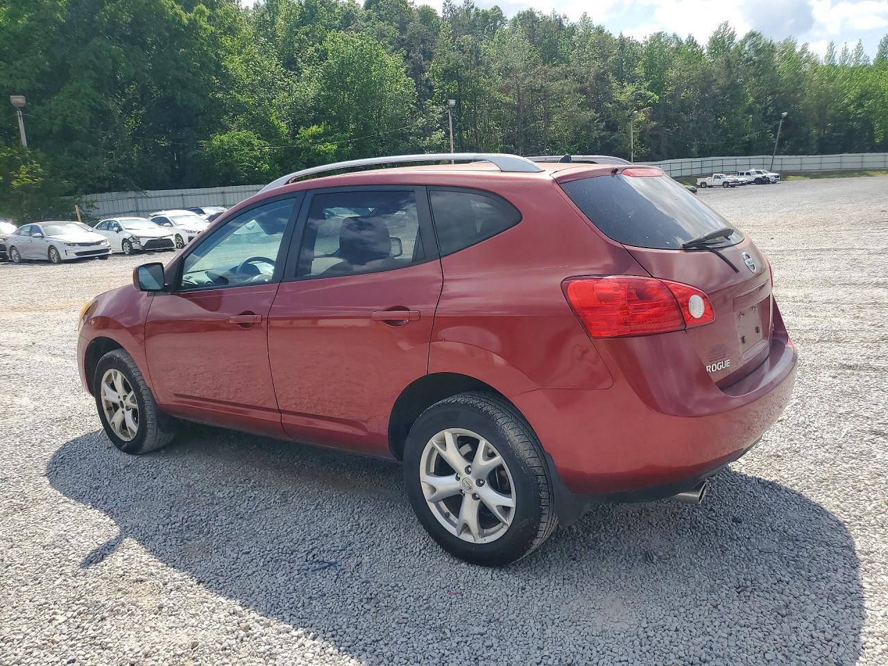 2009 Nissan Rogue S Red vin: JN8AS58T49W040199
