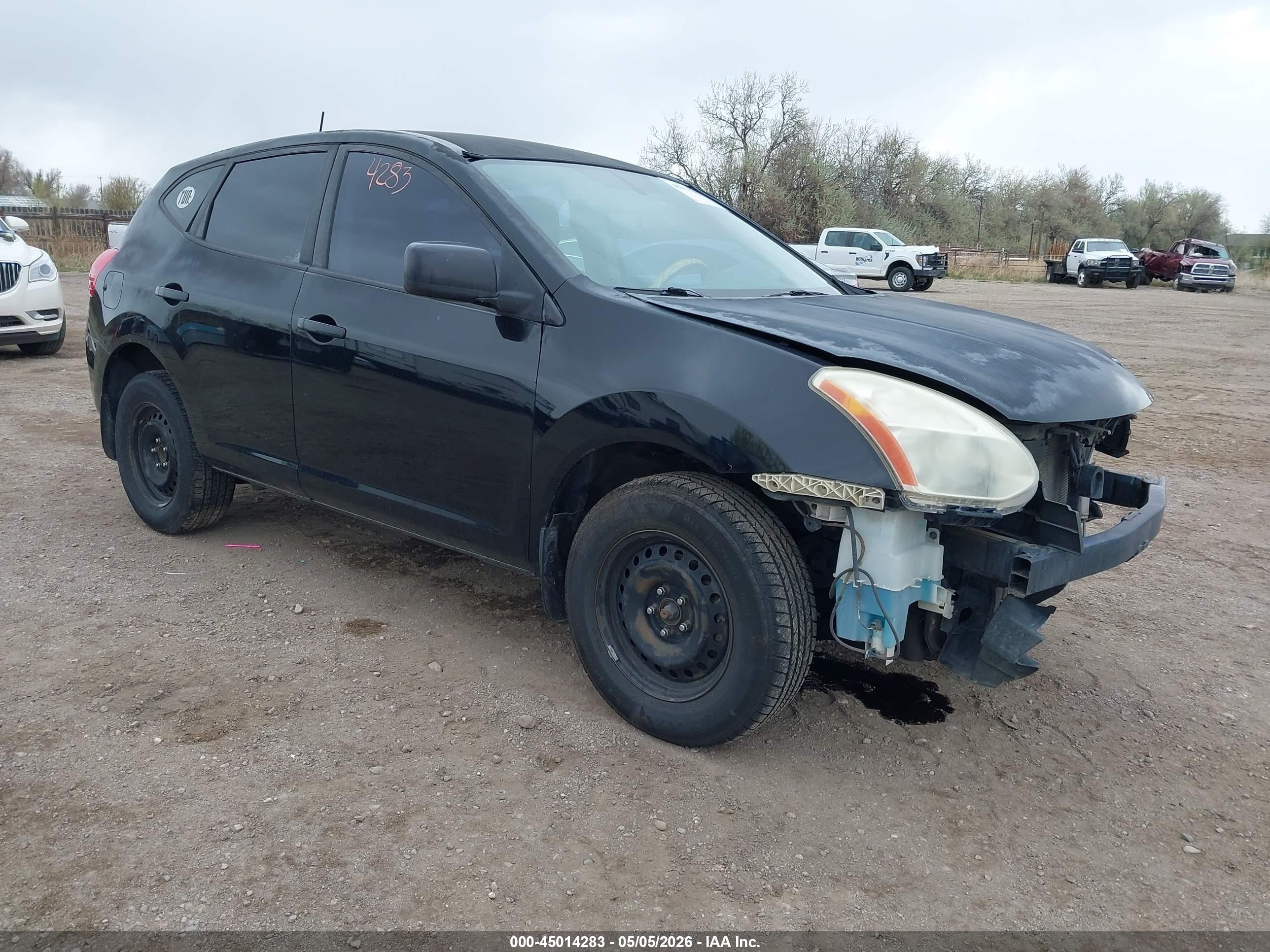 2009 Nissan Rogue S Black vin: JN8AS58T49W044964