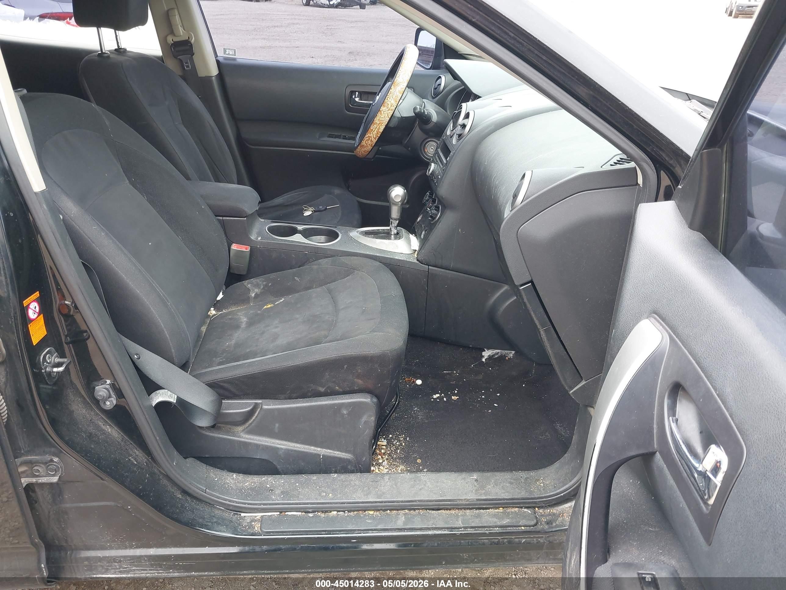 2009 Nissan Rogue S Black vin: JN8AS58T49W044964