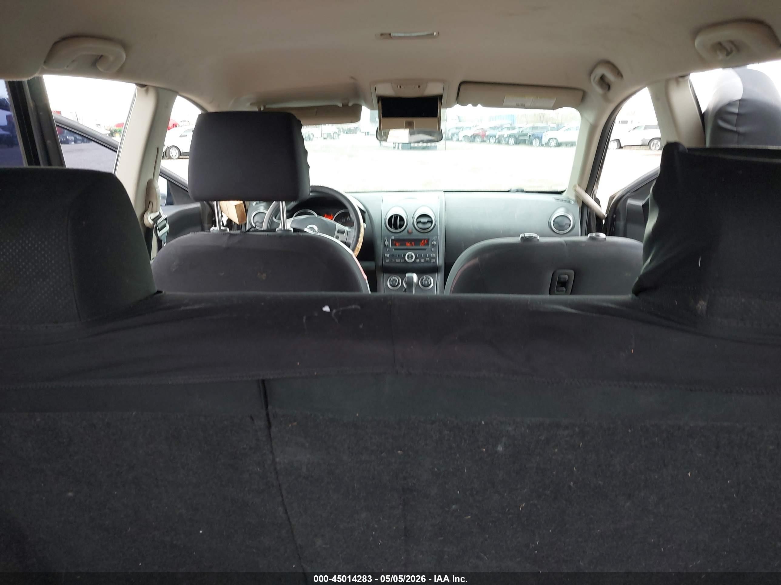 2009 Nissan Rogue S Black vin: JN8AS58T49W044964