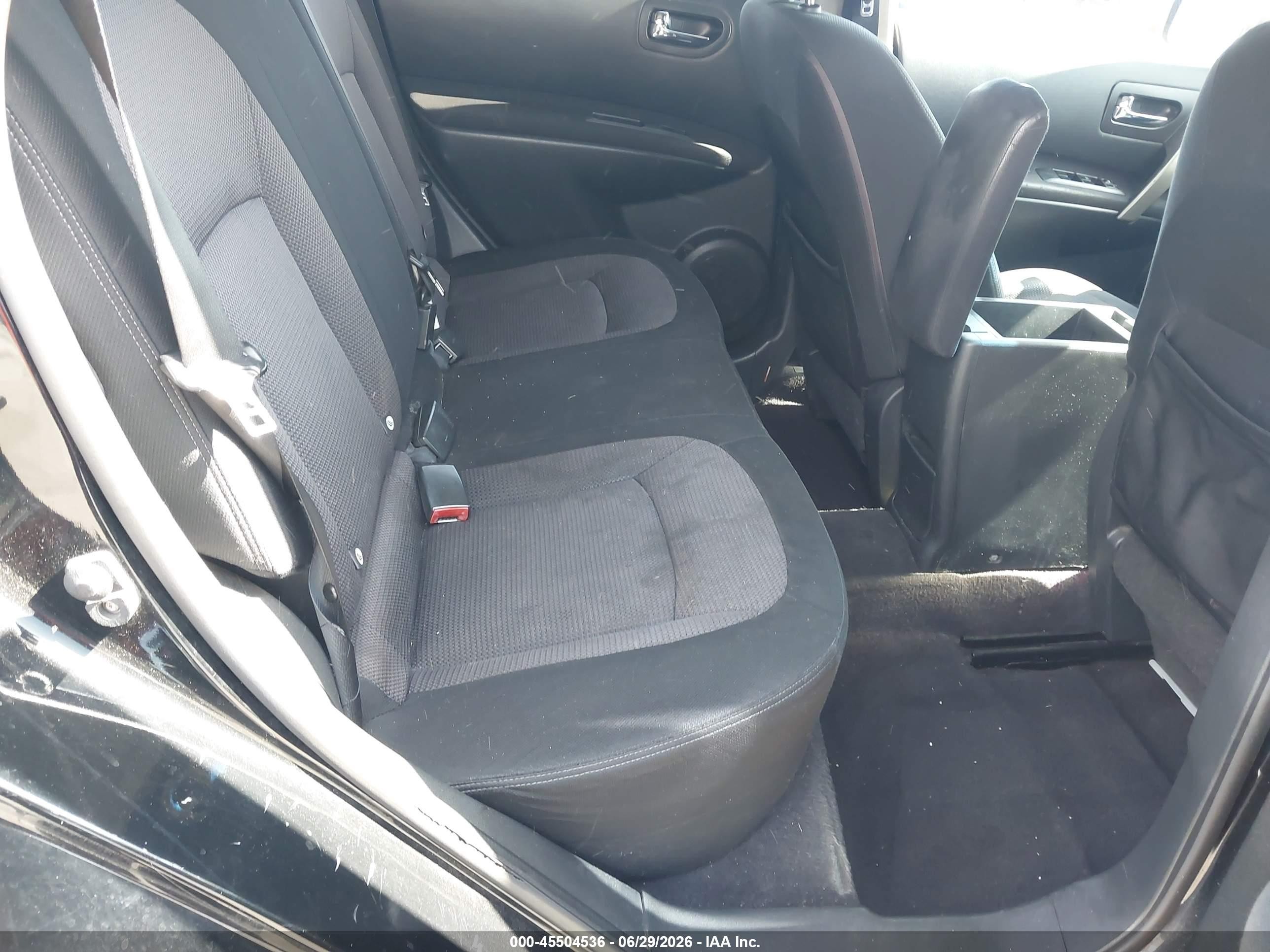 2009 Nissan Rogue Sl Black vin: JN8AS58T49W049792