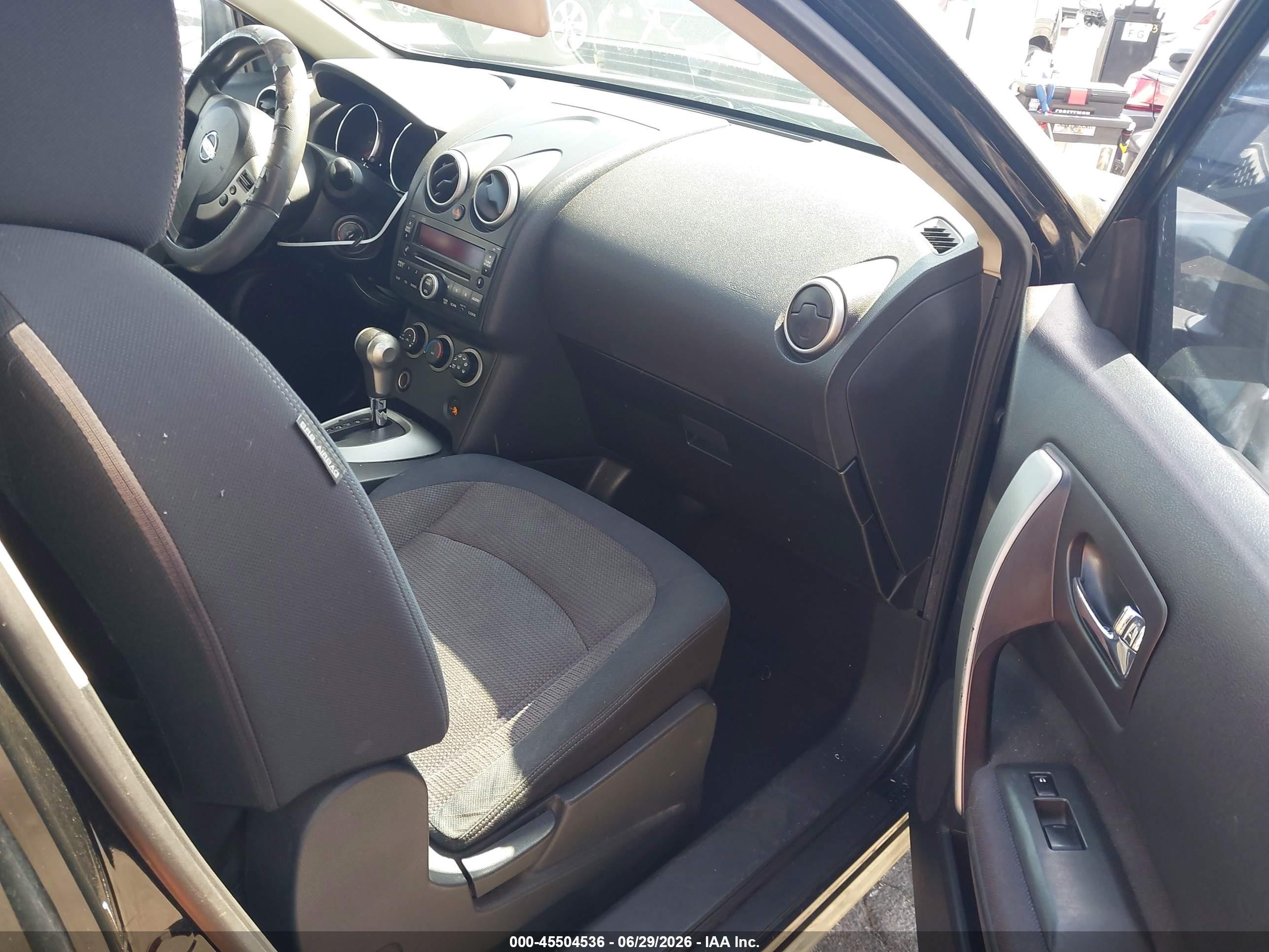 2009 Nissan Rogue Sl Black vin: JN8AS58T49W049792