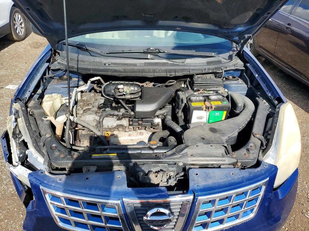 2009 Nissan Rogue S Blue vin: JN8AS58T49W052451