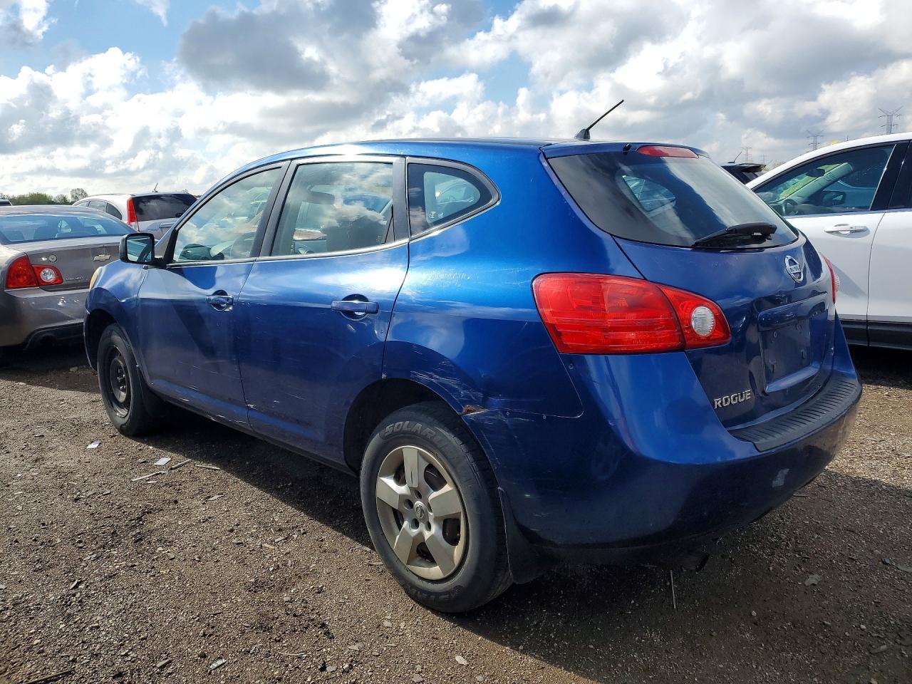 2009 Nissan Rogue S Blue vin: JN8AS58T49W052451