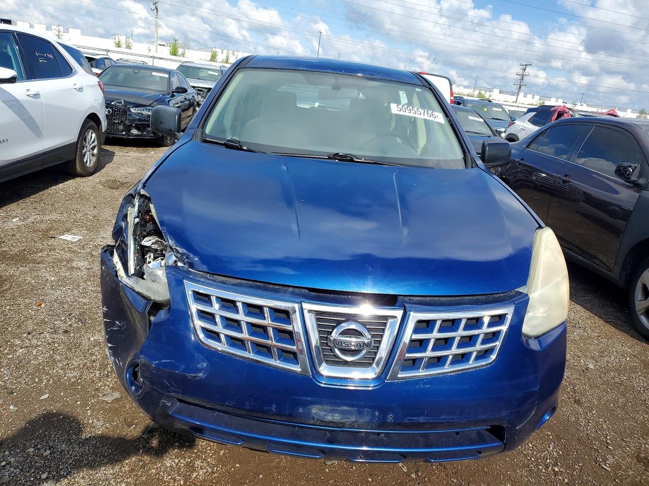 2009 Nissan Rogue S Blue vin: JN8AS58T49W052451