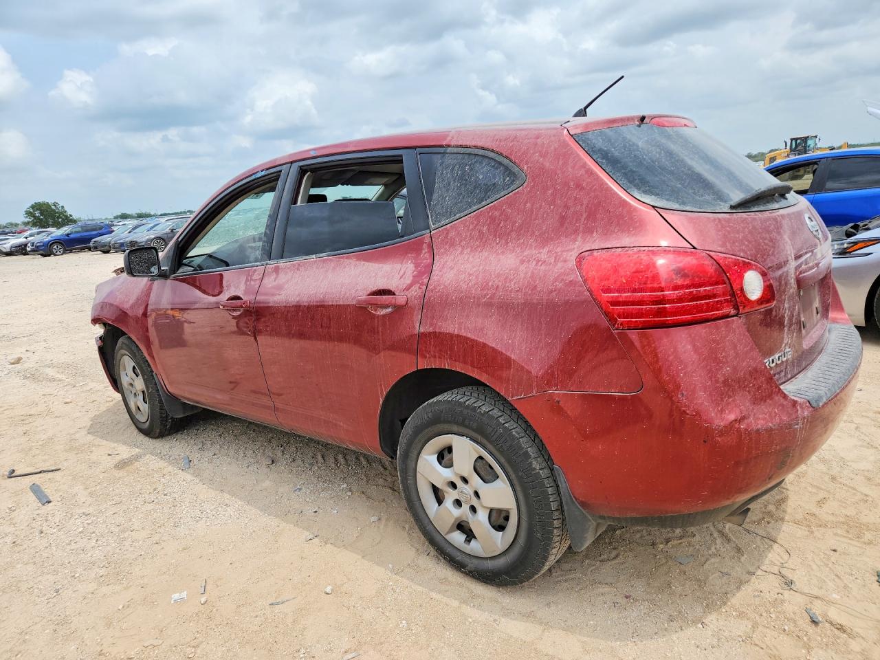 2009 Nissan Rogue S Красный vin: JN8AS58T49W053664