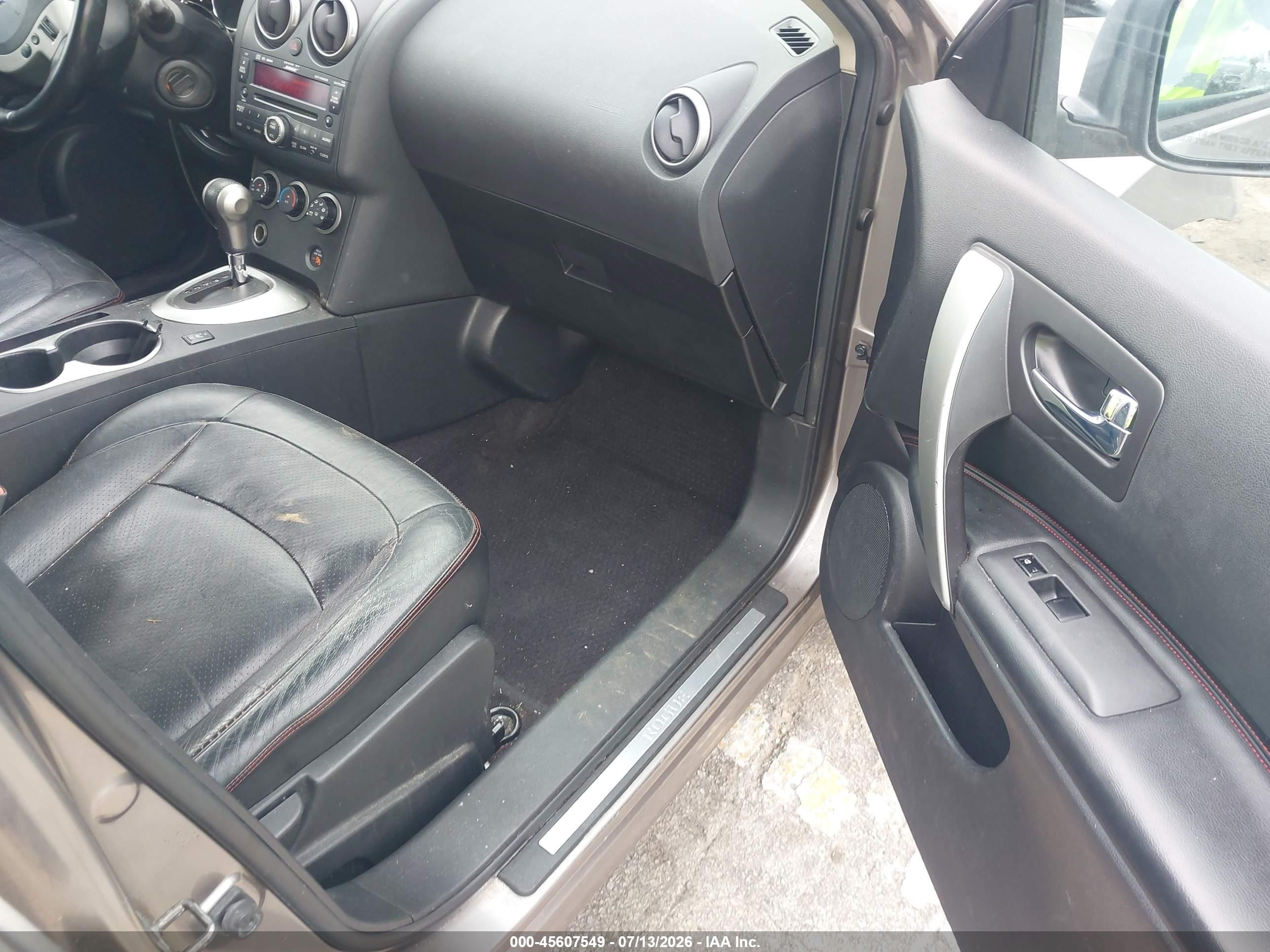 2009 Nissan Rogue Sl Tan vin: JN8AS58T49W323783