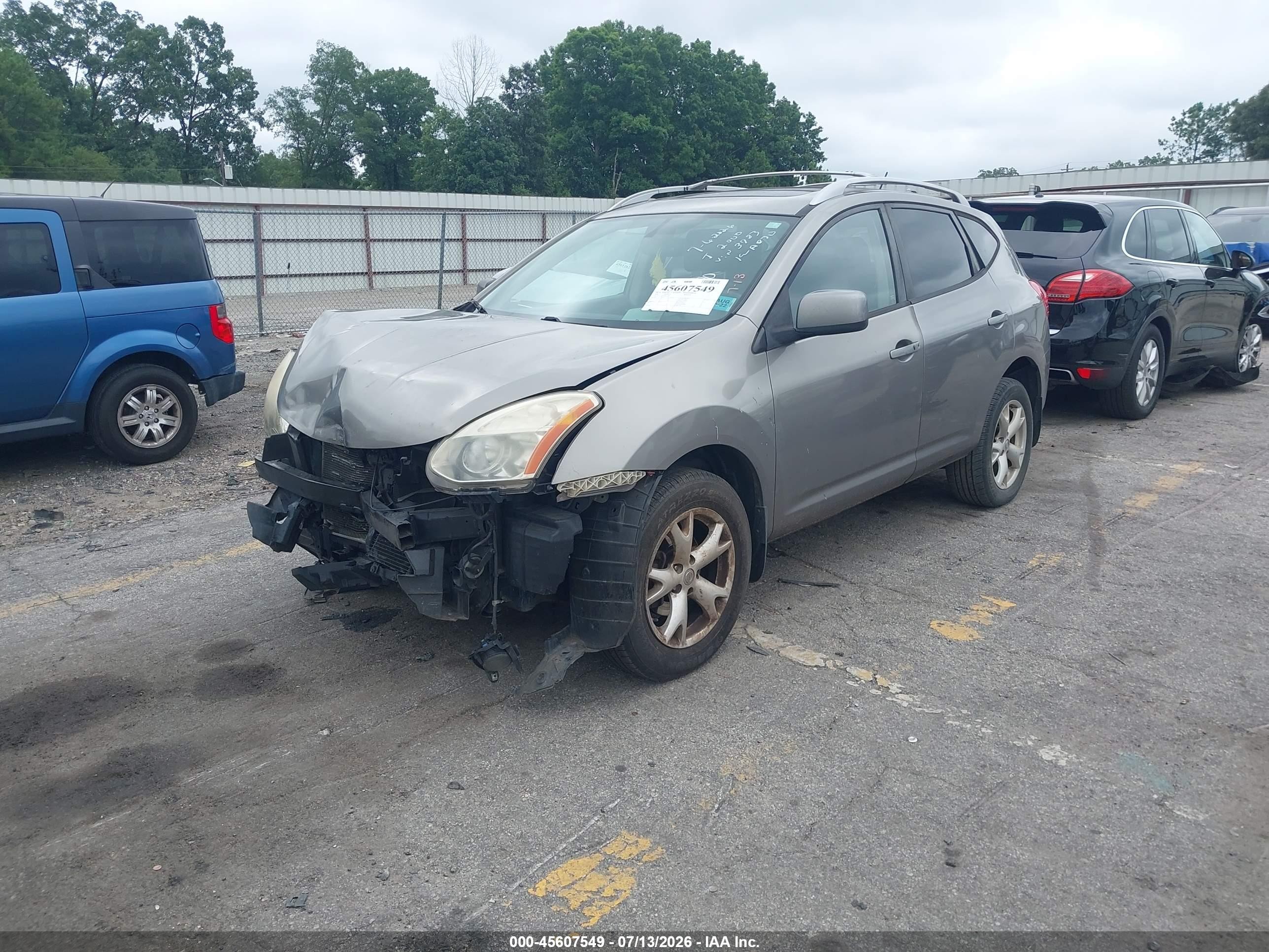 2009 Nissan Rogue Sl Tan vin: JN8AS58T49W323783