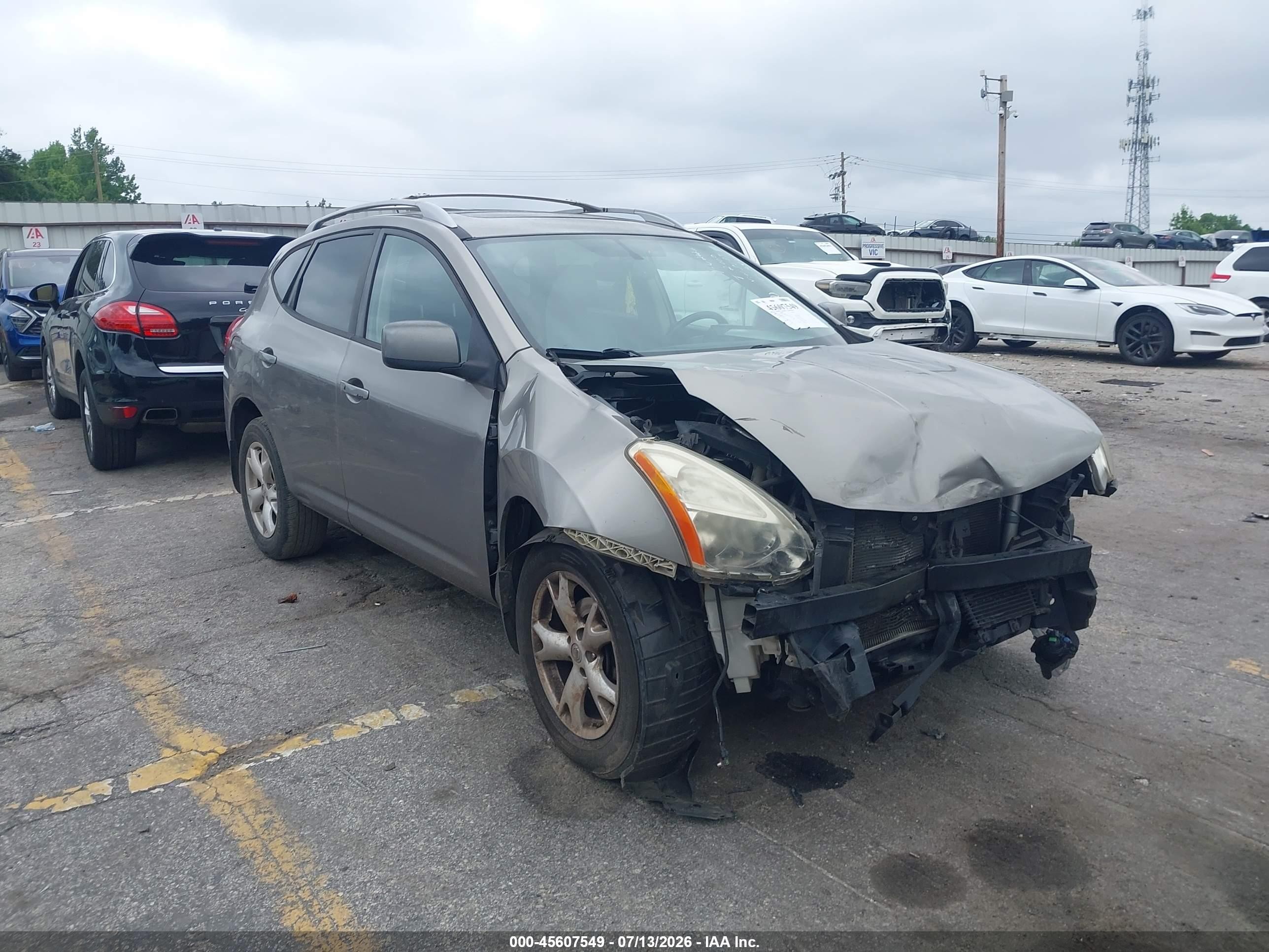 2009 Nissan Rogue Sl Tan vin: JN8AS58T49W323783
