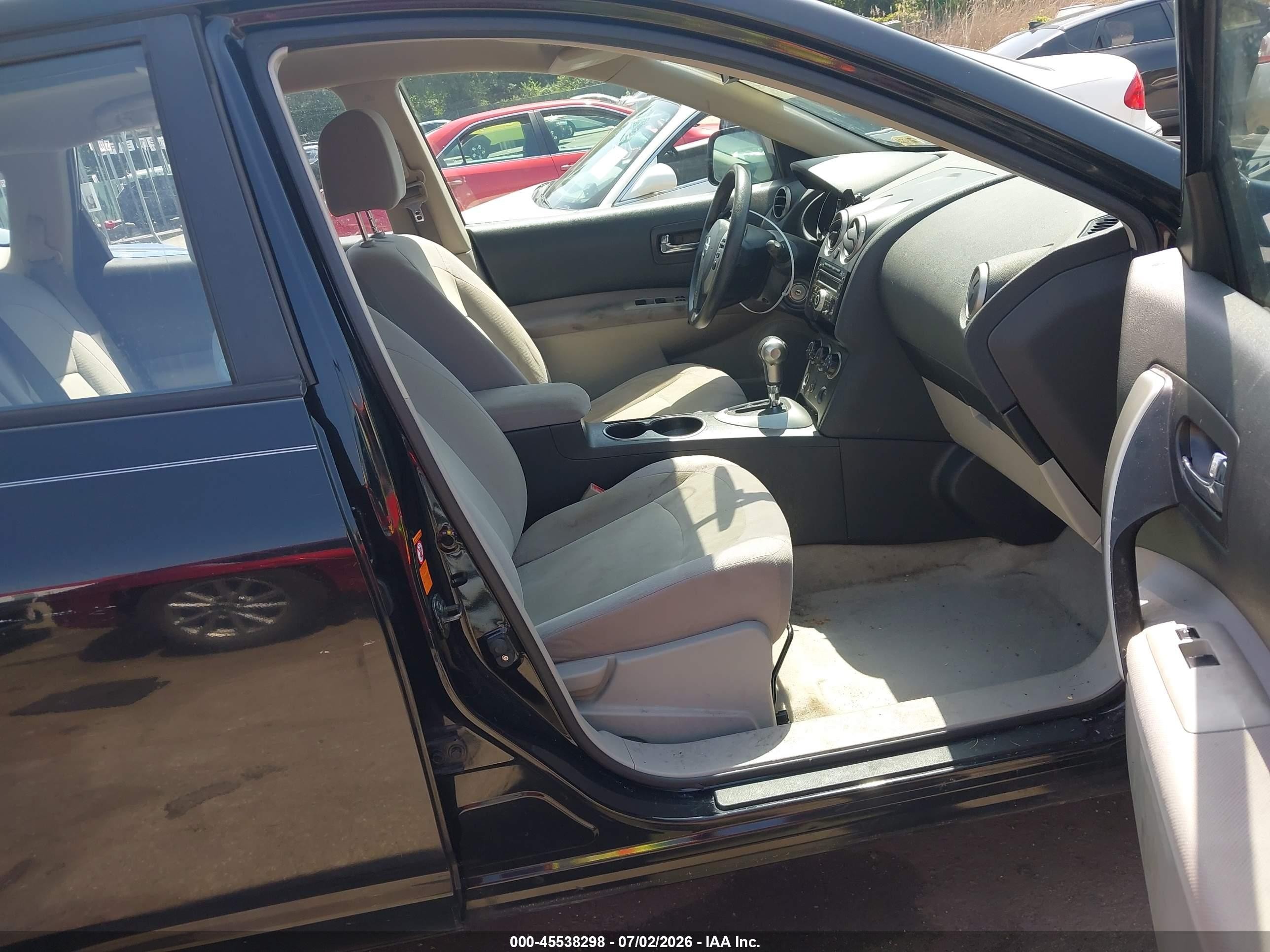 2009 Nissan Rogue S Black vin: JN8AS58T49W324495