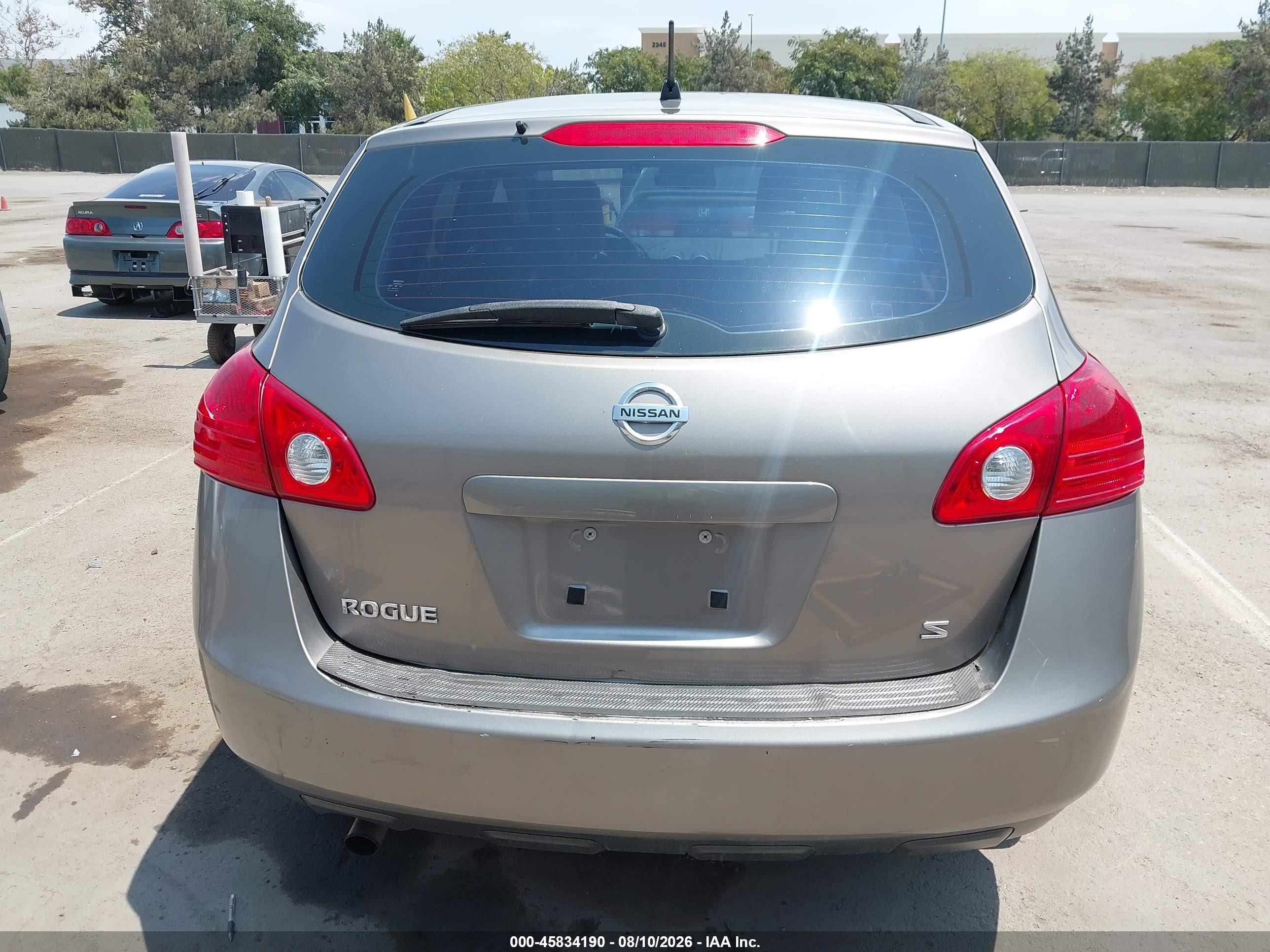 2009 Nissan Rogue S Gray vin: JN8AS58T49W329518