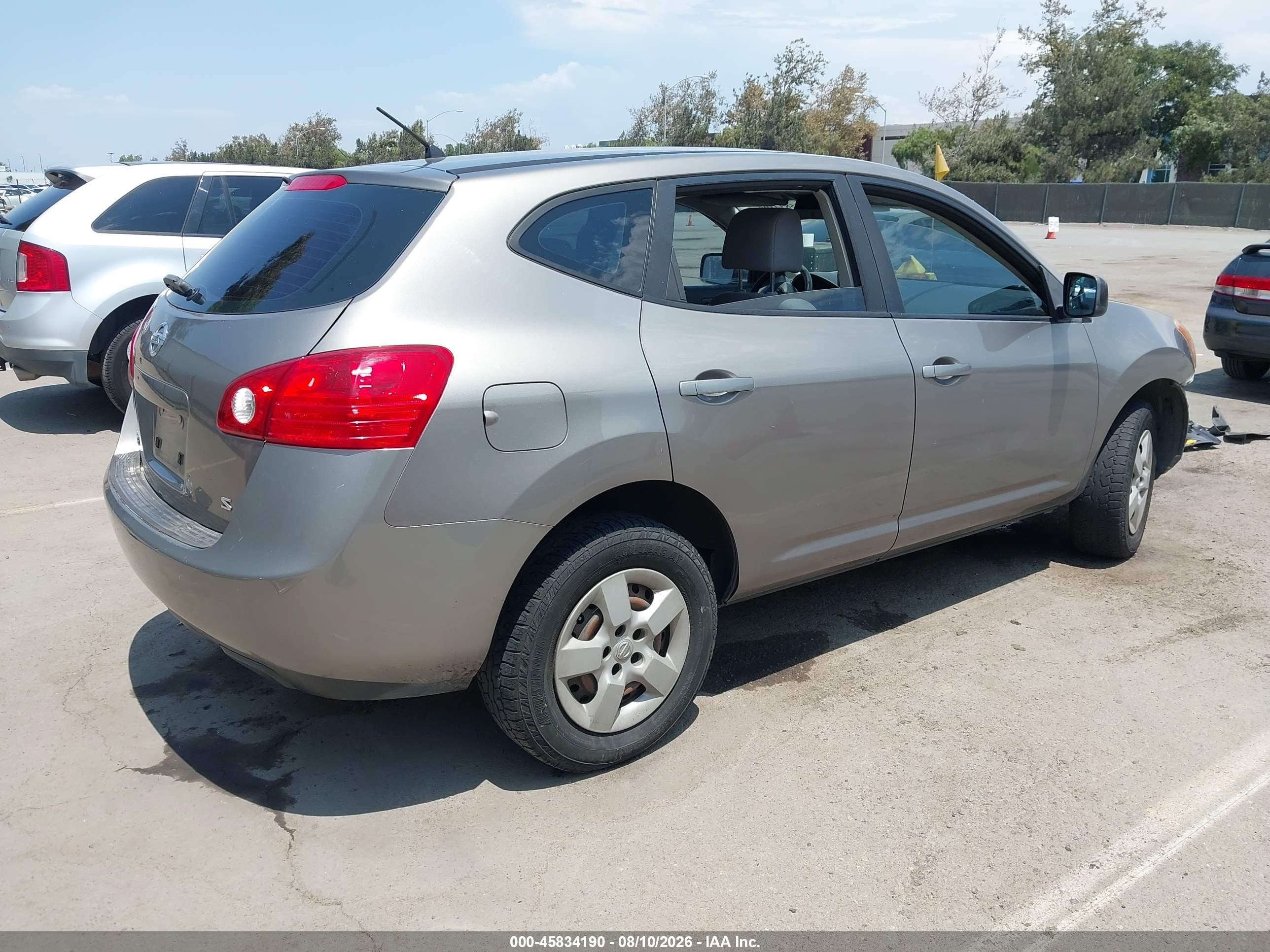 2009 Nissan Rogue S Gray vin: JN8AS58T49W329518