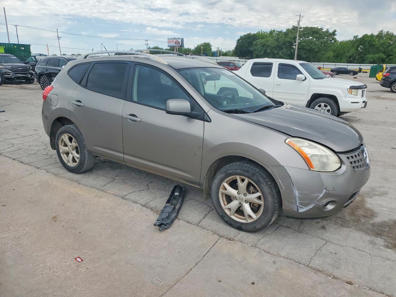 2008 Nissan Rogue Gray vin: JN8AS58T58W012863