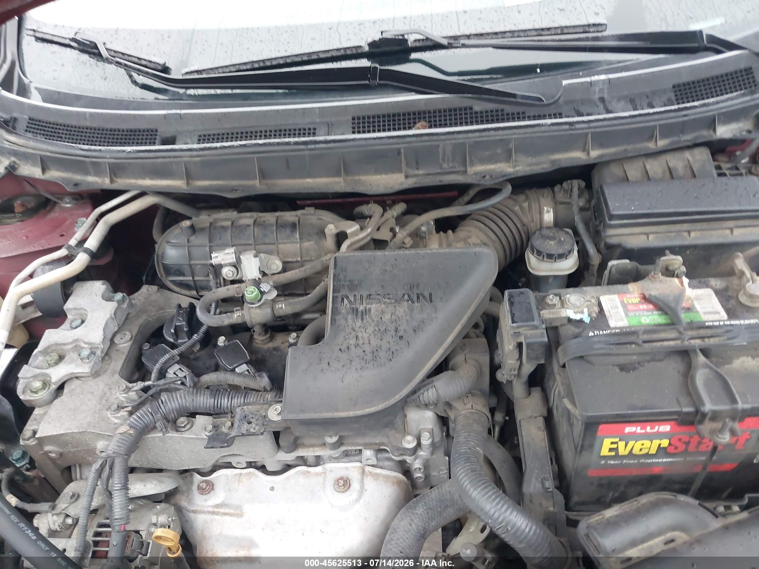 2008 Nissan Rogue Sl Красный vin: JN8AS58T58W023359