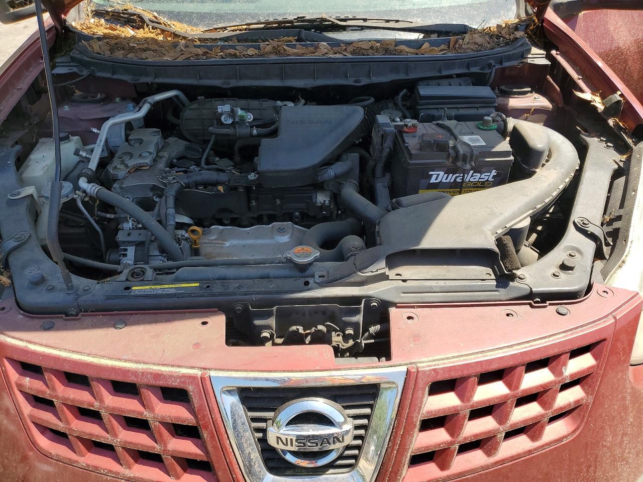 2009 Nissan Rogue S Red vin: JN8AS58T59W040647