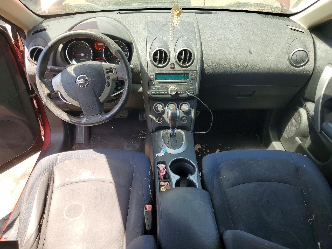 2009 Nissan Rogue S Red vin: JN8AS58T59W040647