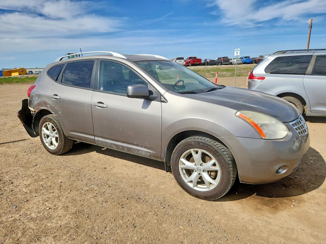 2009 Nissan Rogue Sl 4dr 2wd Gray vin: JN8AS58T59W044553