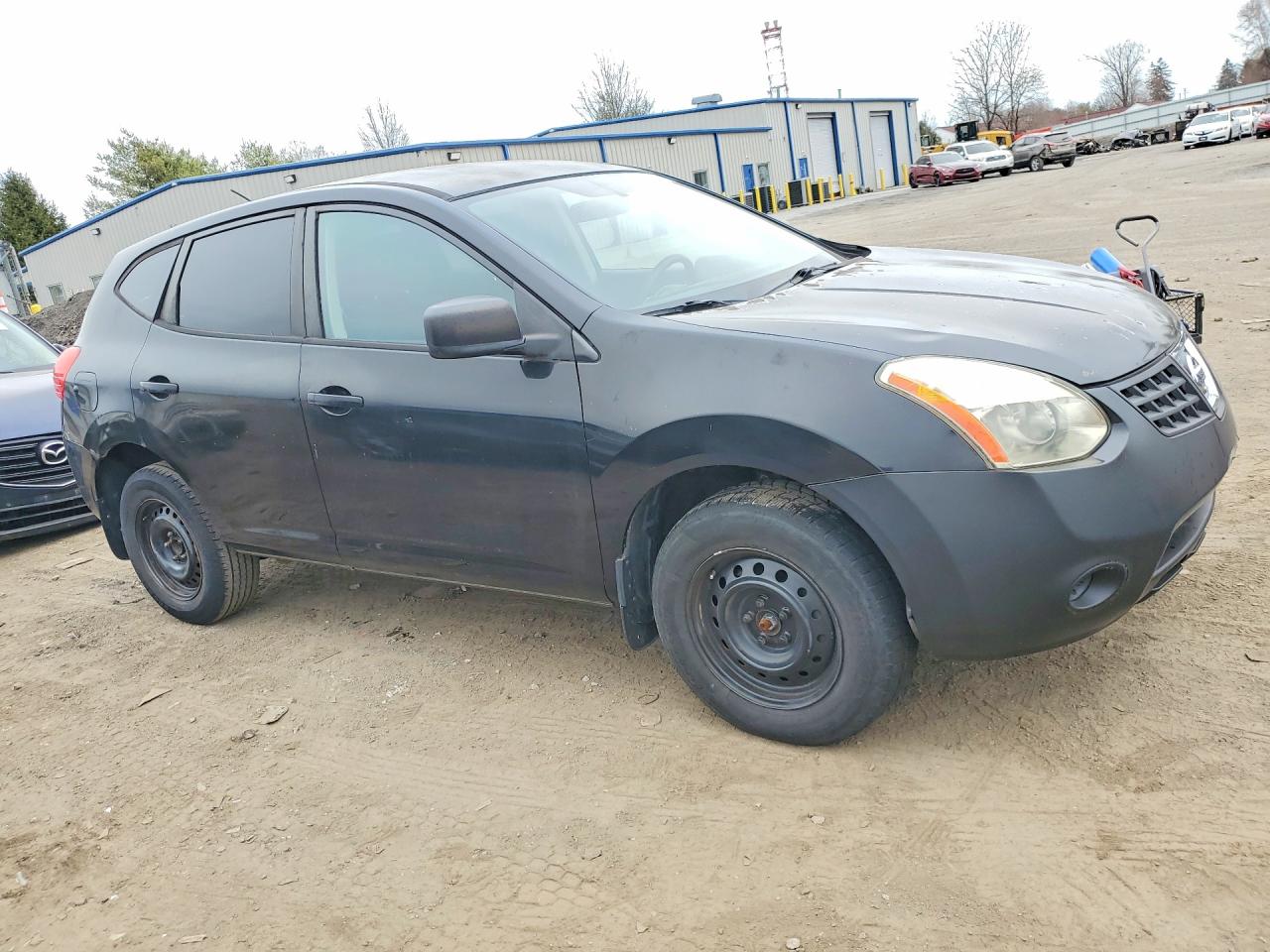 2009 Nissan Rogue S Черный vin: JN8AS58T59W048246