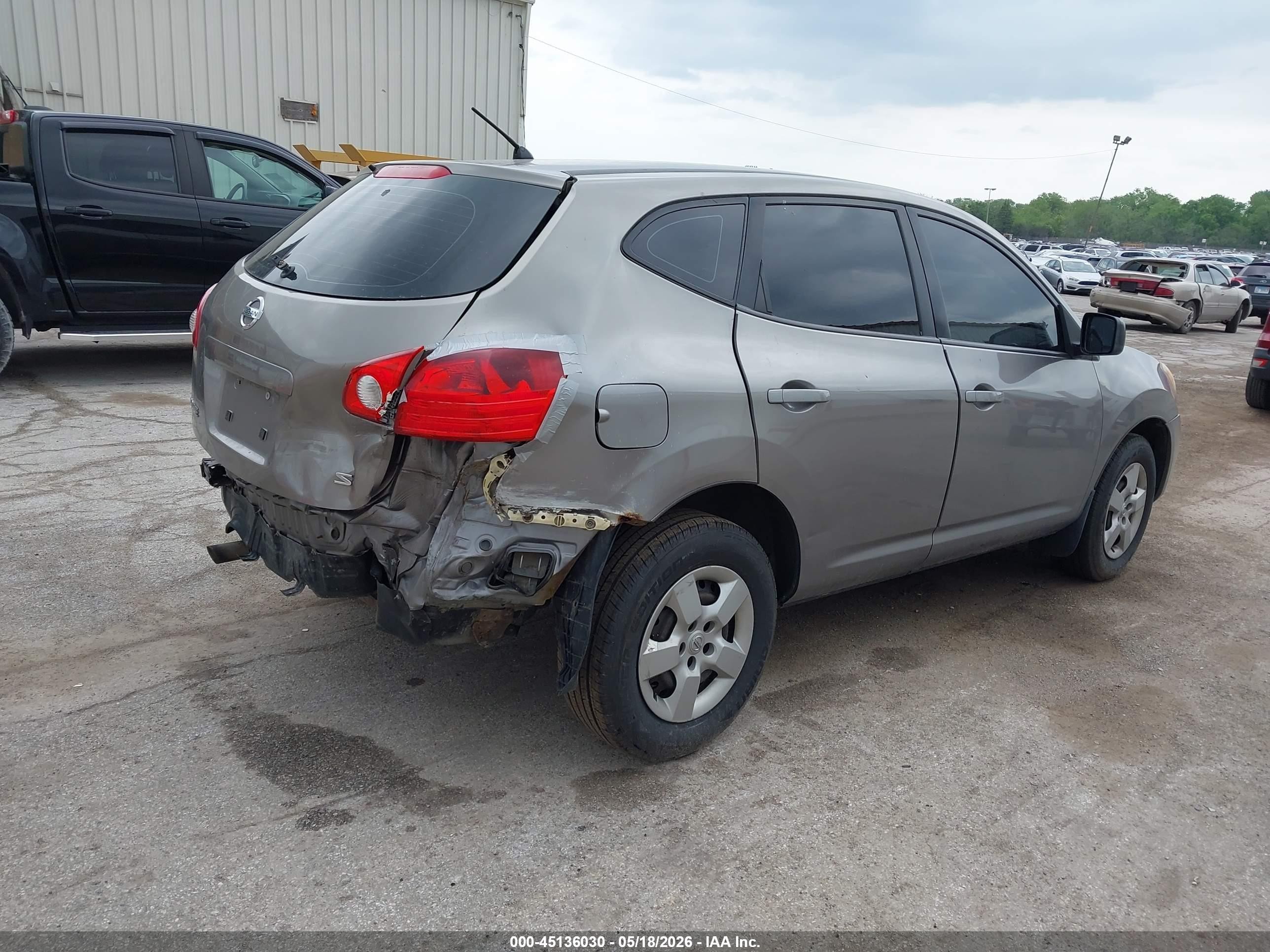 2009 Nissan Rogue S Gold vin: JN8AS58T59W060364