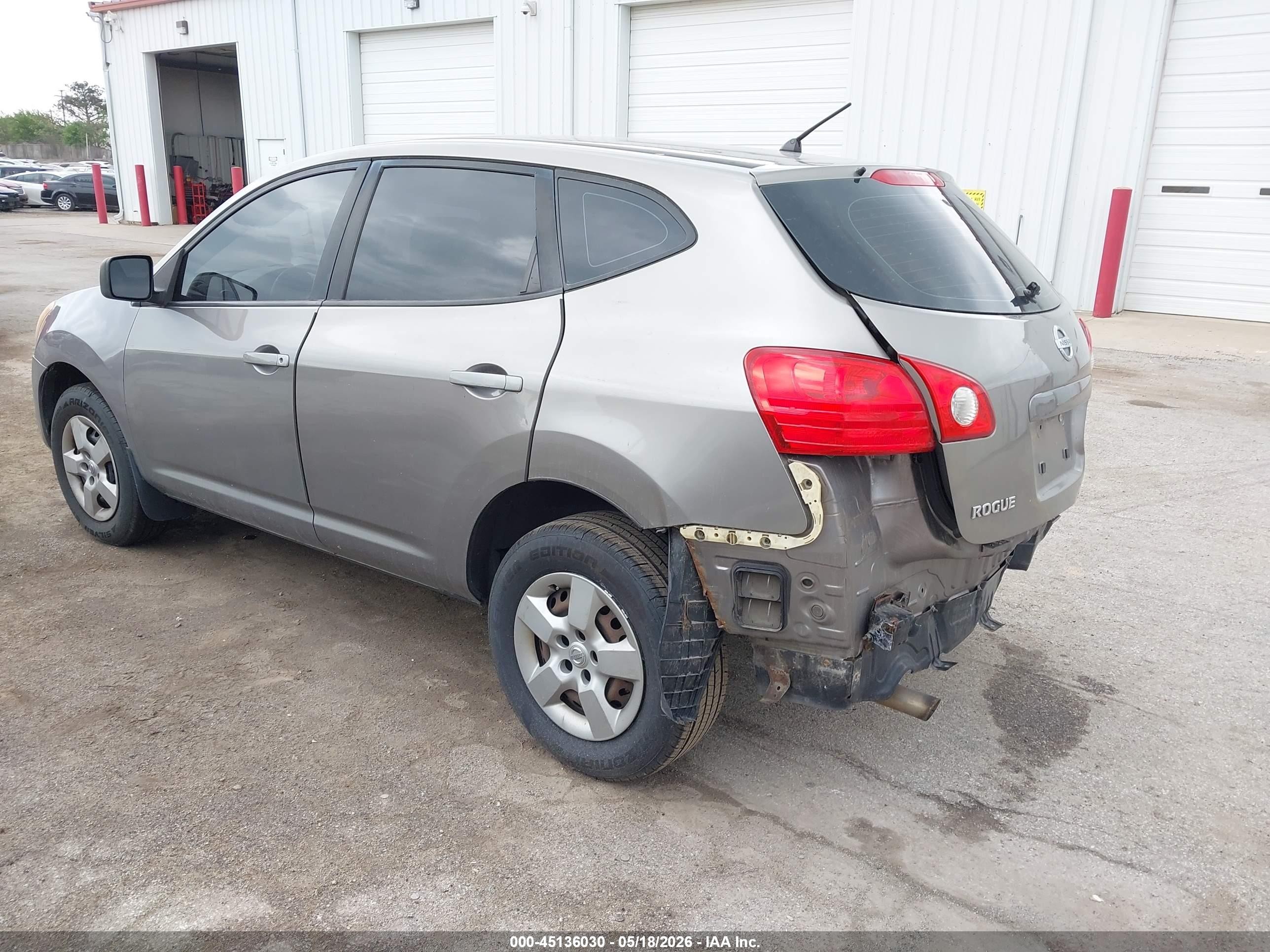 2009 Nissan Rogue S Gold vin: JN8AS58T59W060364