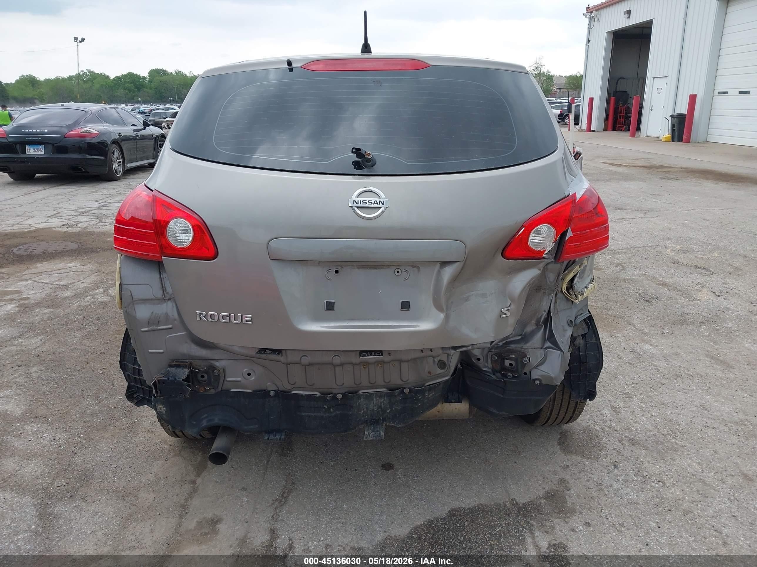2009 Nissan Rogue S Gold vin: JN8AS58T59W060364