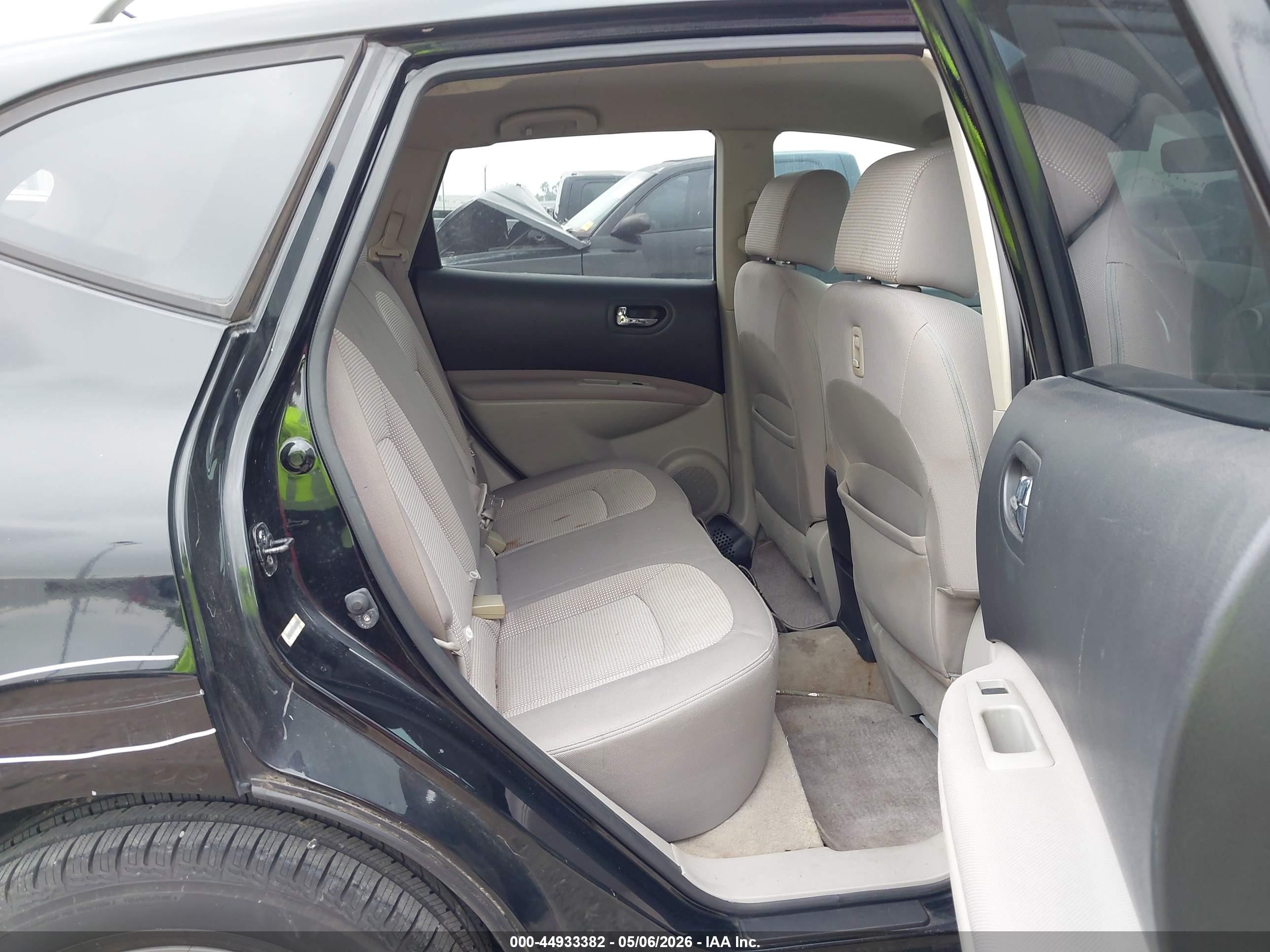 2009 Nissan Rogue Sl Черный vin: JN8AS58T59W320181