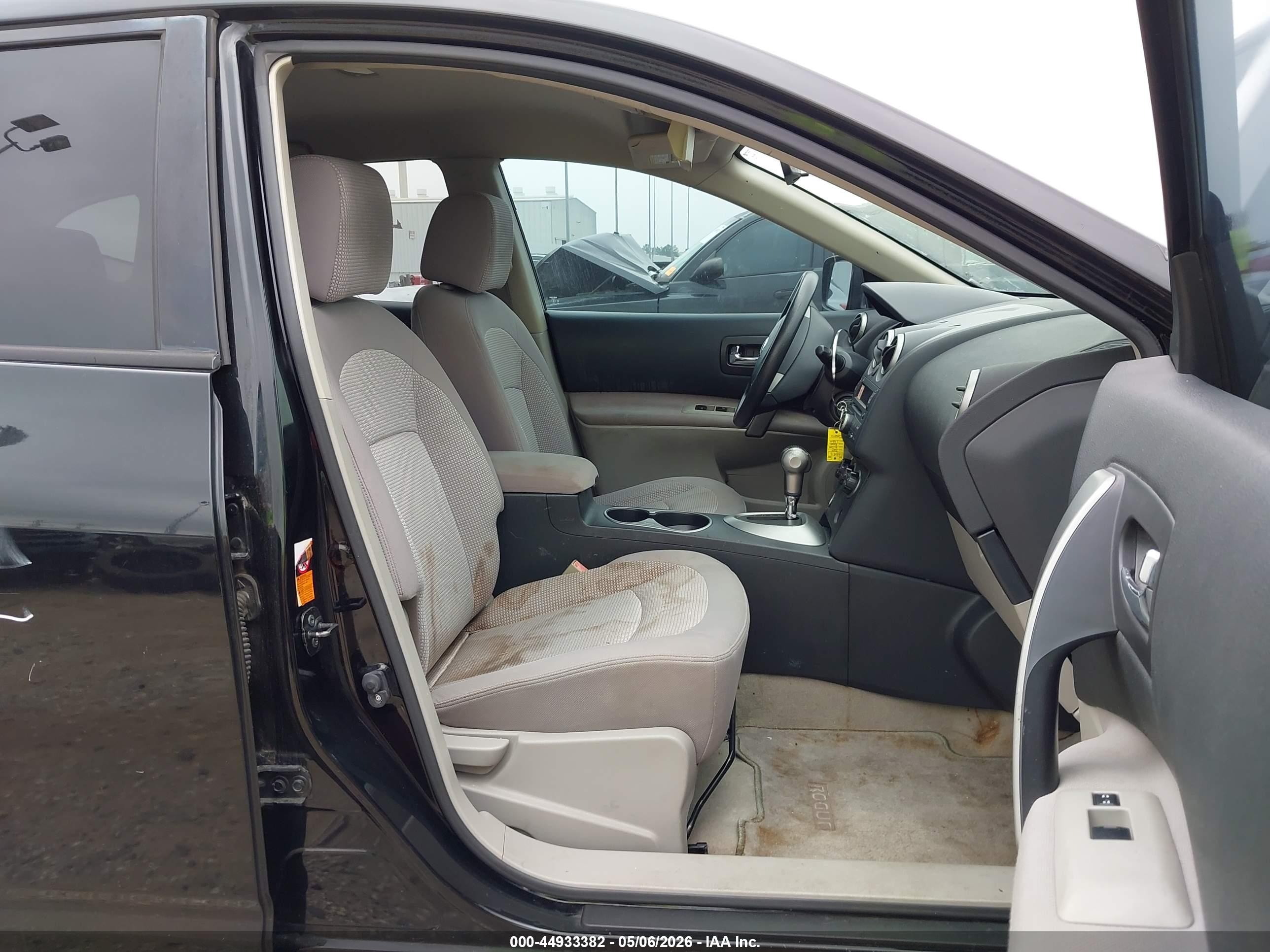 2009 Nissan Rogue Sl Черный vin: JN8AS58T59W320181
