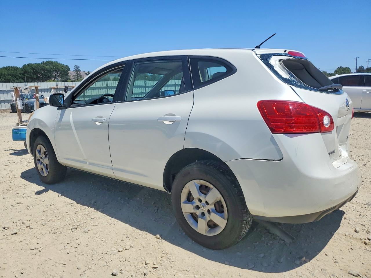 2009 Nissan Rogue S White vin: JN8AS58T59W325798