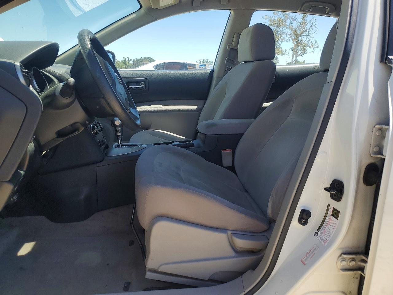 2009 Nissan Rogue S White vin: JN8AS58T59W325798