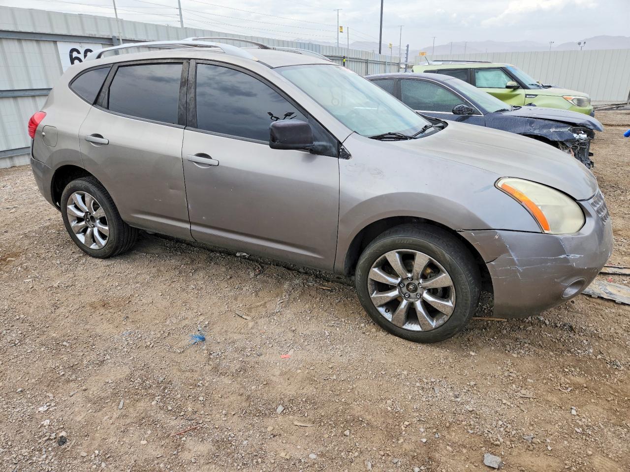 2009 Nissan Rogue S Gray vin: JN8AS58T59W328748
