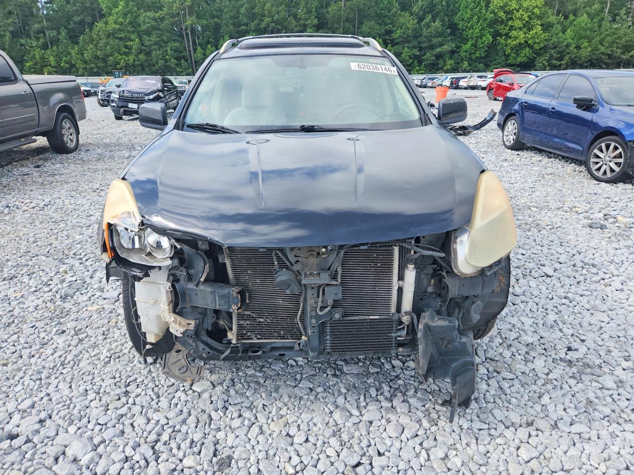 2009 Nissan Rogue S Black vin: JN8AS58T59W329298