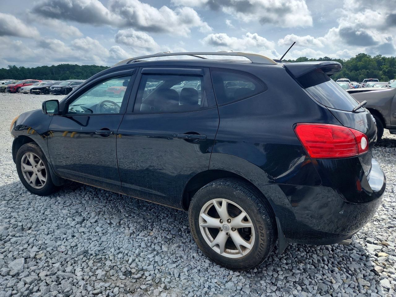 2009 Nissan Rogue S Black vin: JN8AS58T59W329298