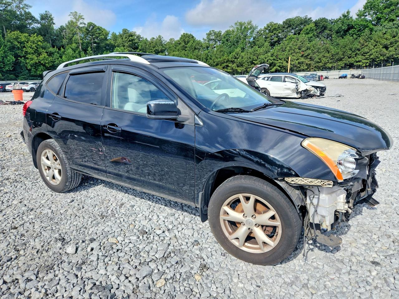 2009 Nissan Rogue S Black vin: JN8AS58T59W329298