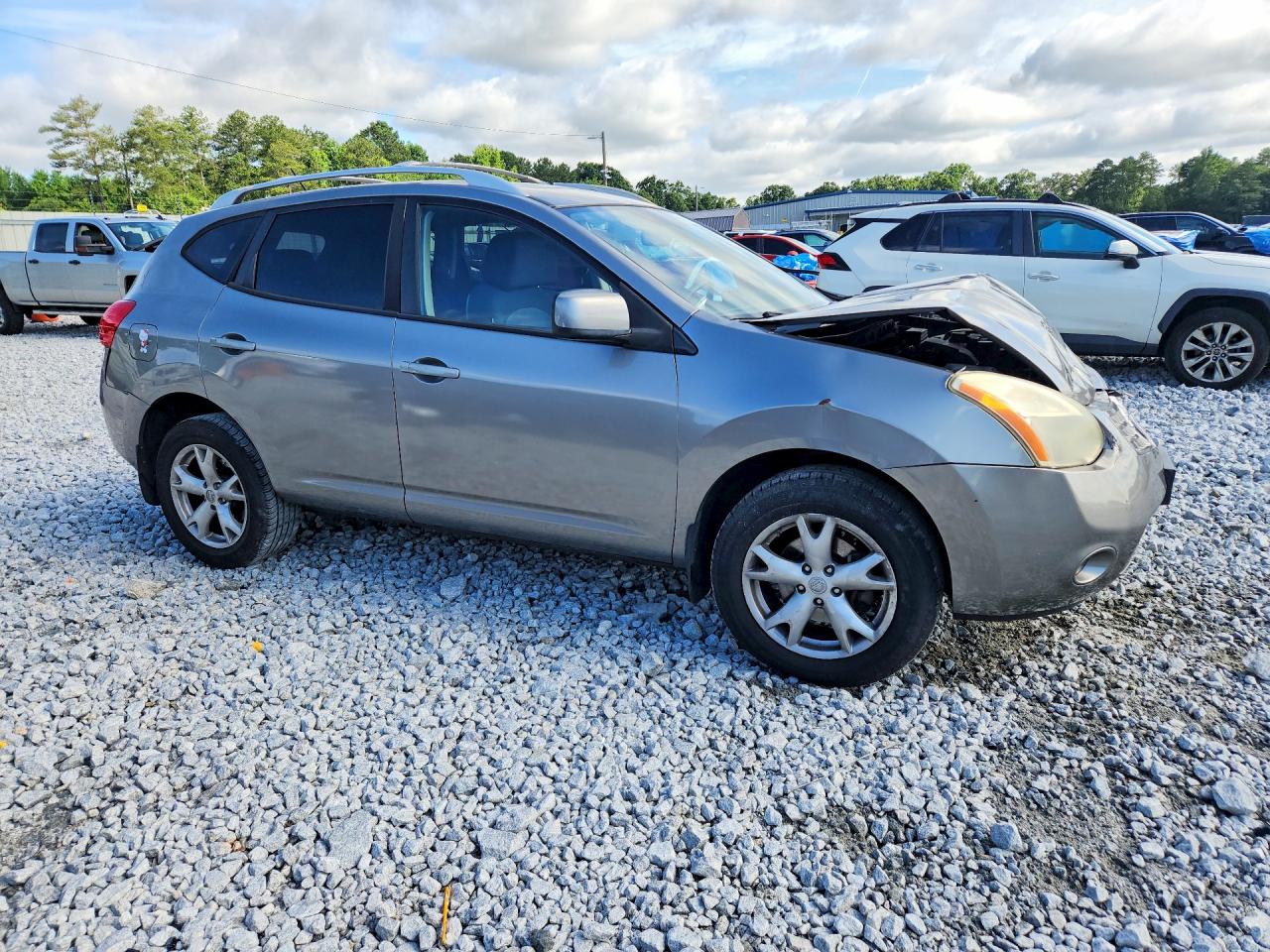 2008 Nissan Rogue S Gray vin: JN8AS58T68W006909