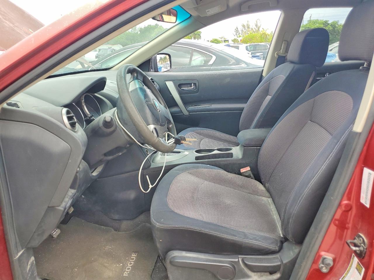 2008 Nissan Rogue S Red vin: JN8AS58T68W013195